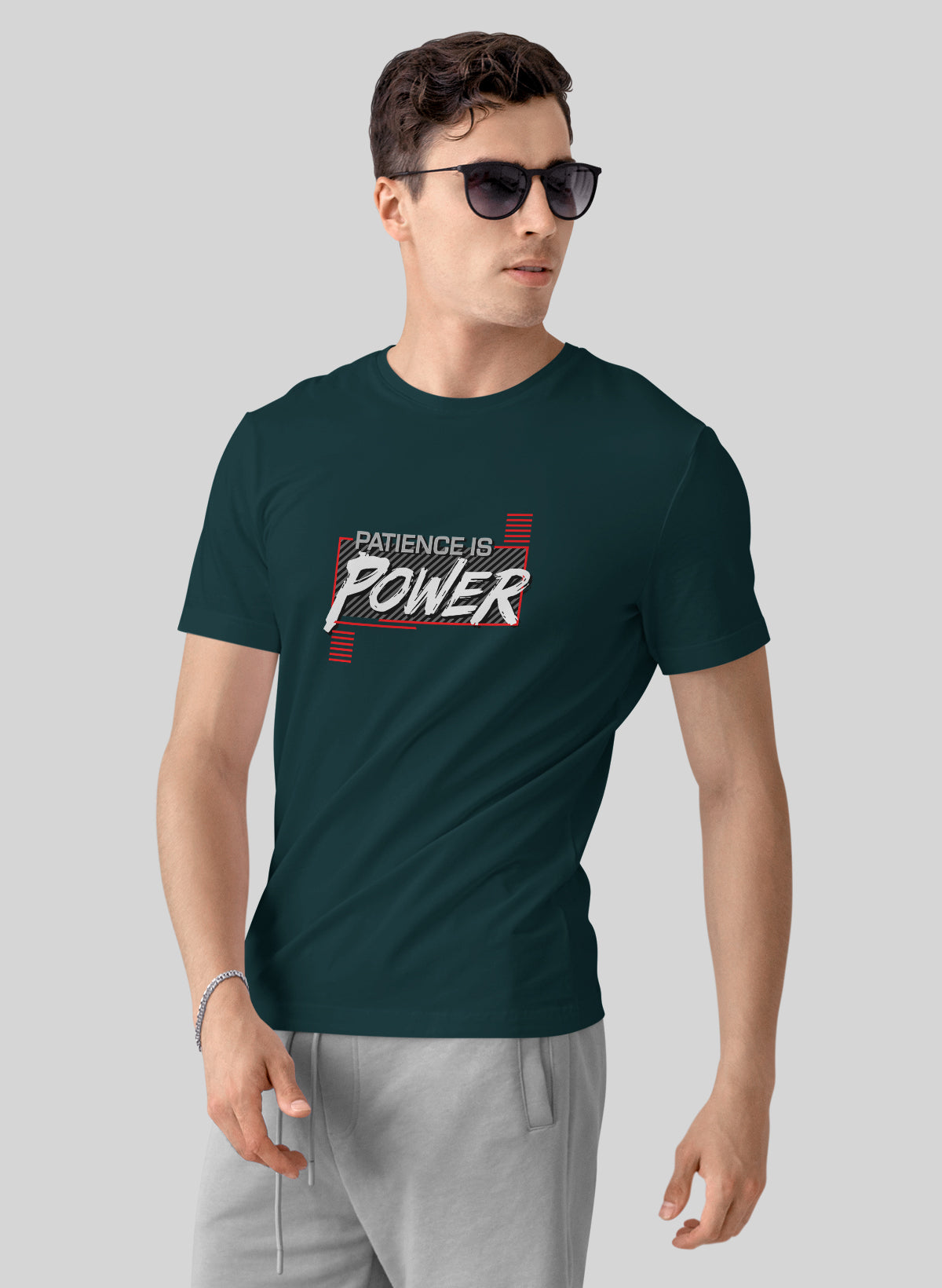 PETIENCE IS POWER CREW NECK T-SHIRT