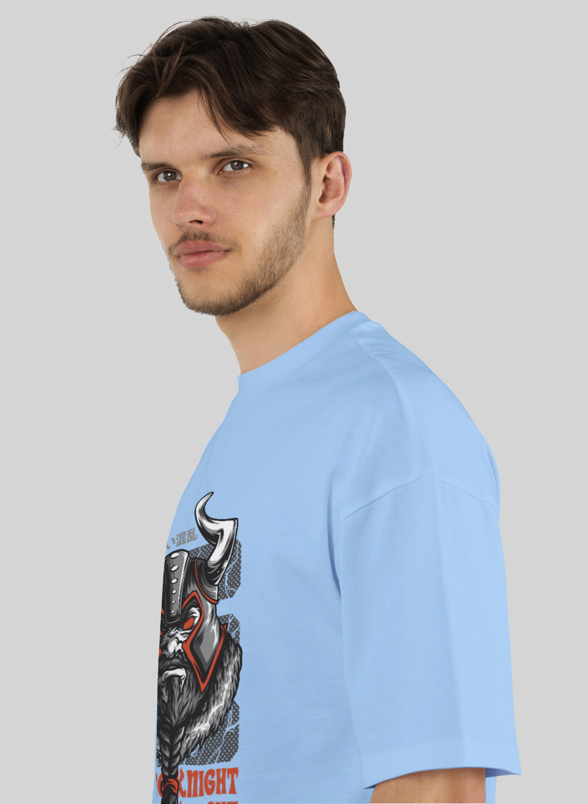 STRONG KNIGHT COTTON OVERSIZED T-SHIRT