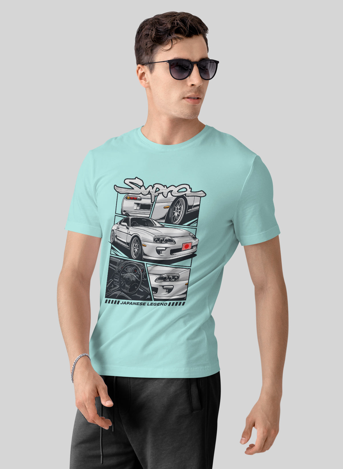 SUPRA JAPANESE LEGEND CREW NECK T-SHIRT