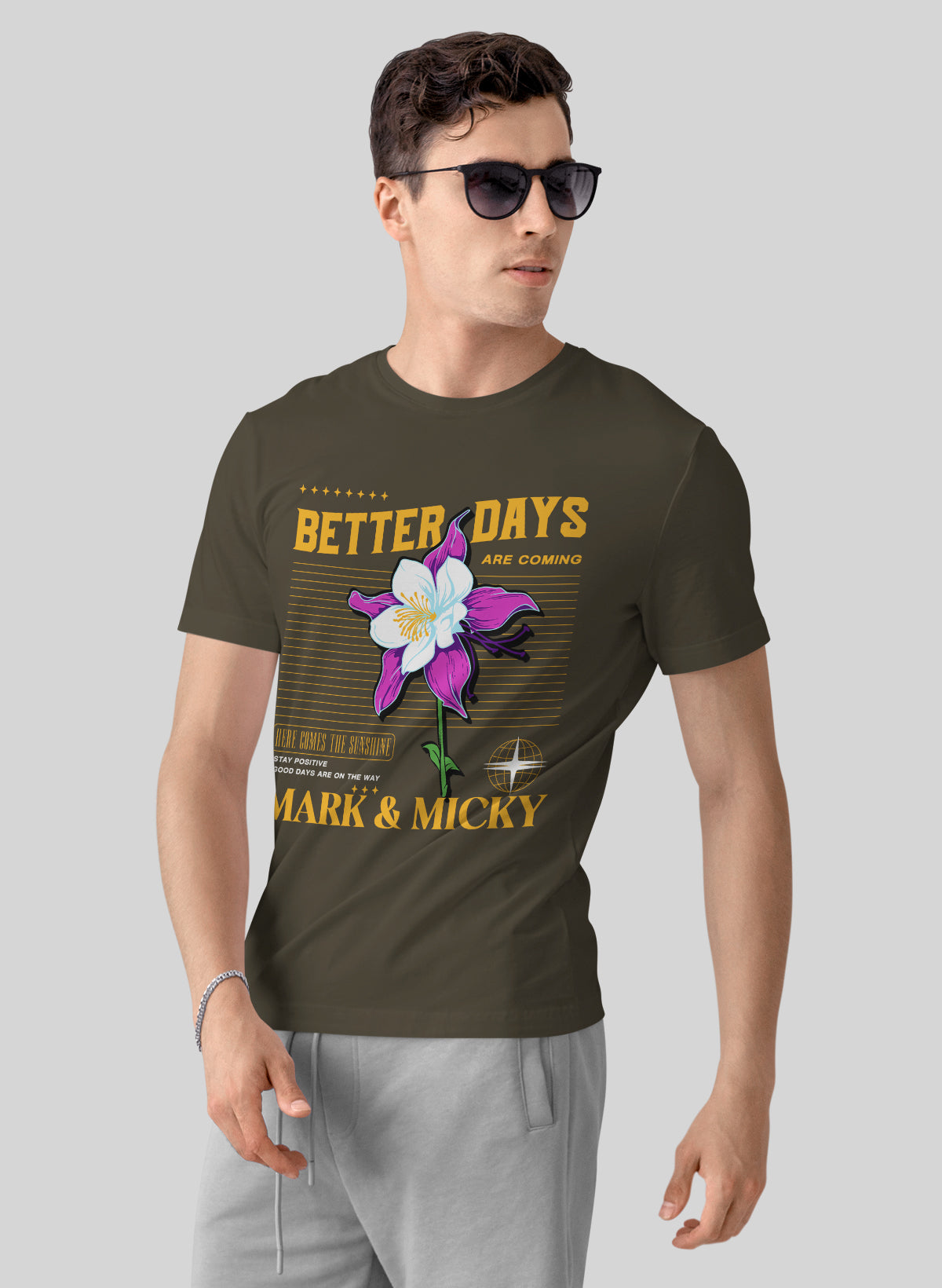 BETTER DAYS BLOOMING CREW NECK T-SHIRT