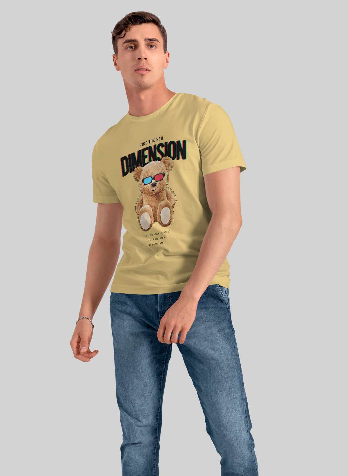 TEDDY FIND THE NEW DIMENSION CREW NECK T-SHIRT