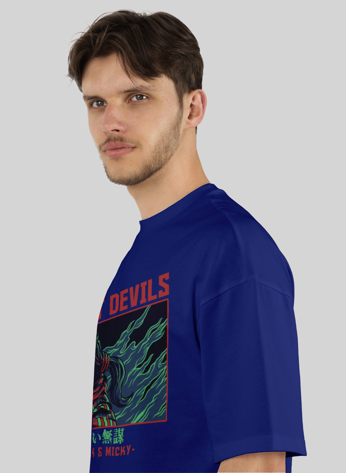 STREET DEVILS COTTON OVERSIZED T-SHIRT