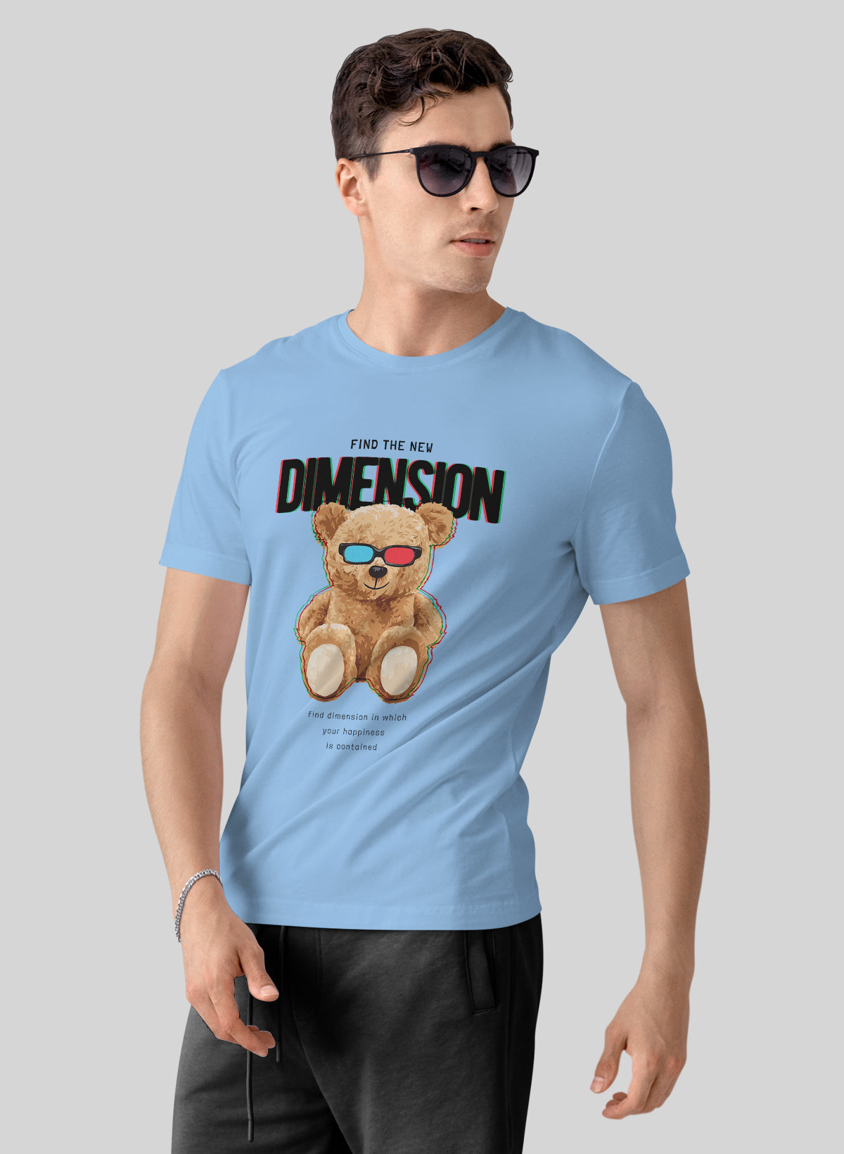 TEDDY FIND THE NEW DIMENSION CREW NECK T-SHIRT