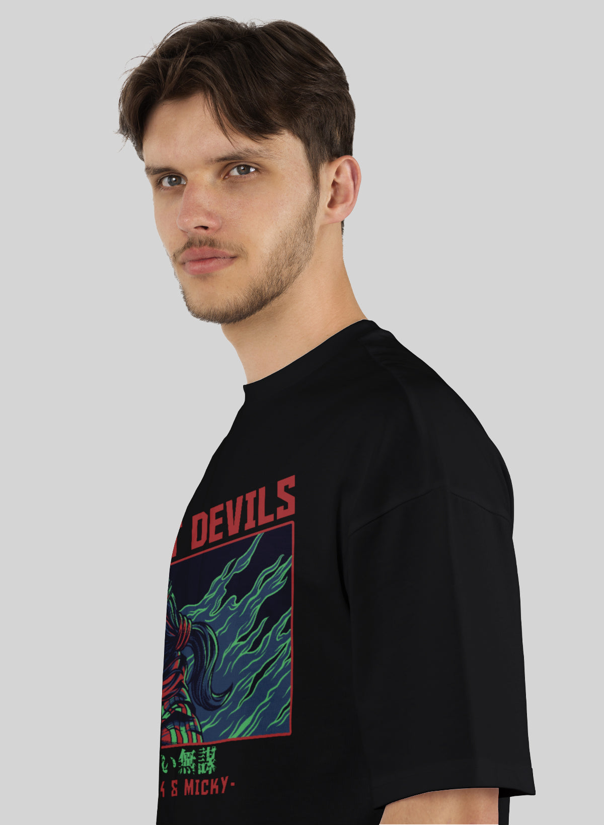 STREET DEVILS COTTON OVERSIZED T-SHIRT