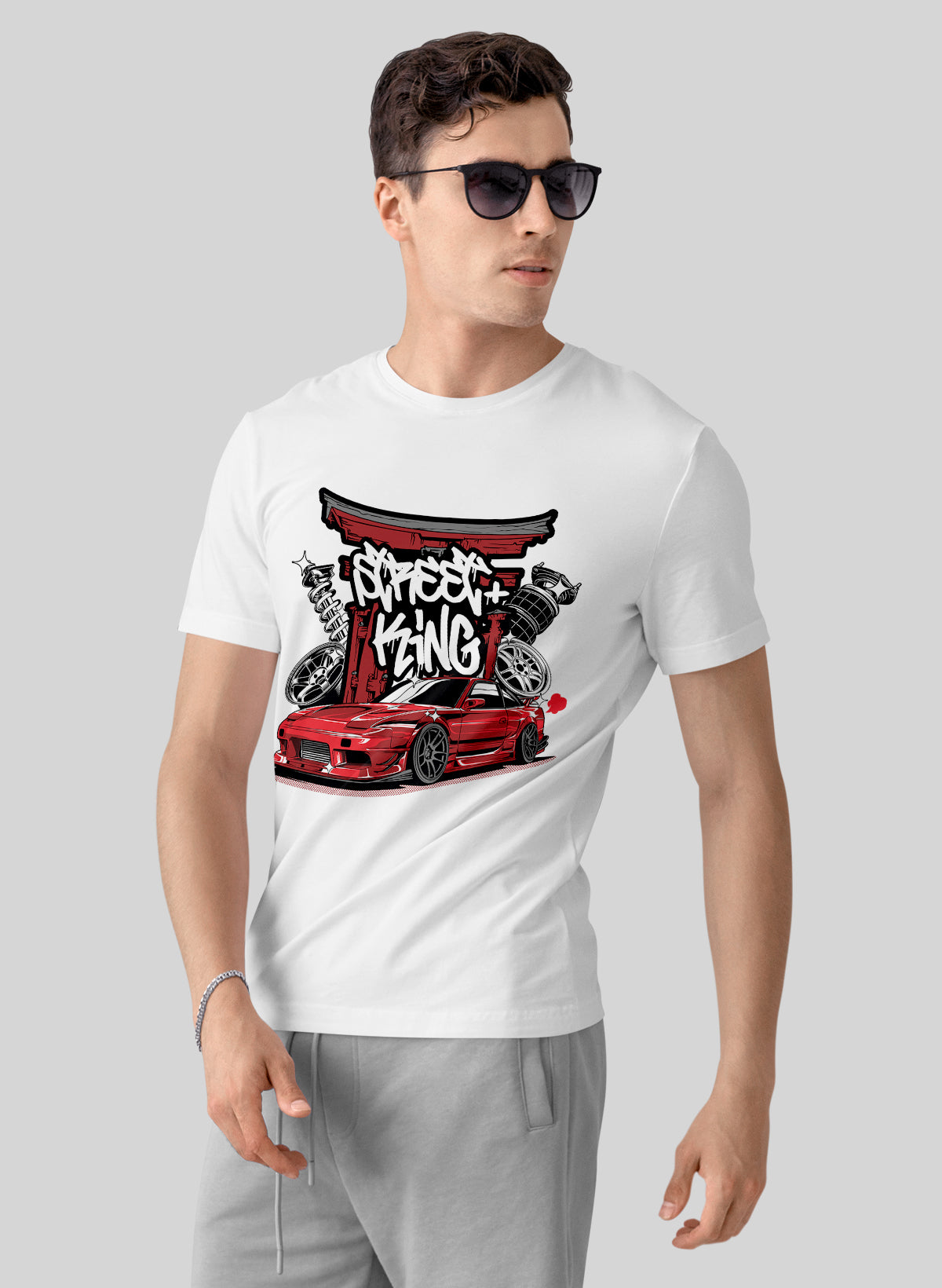 STREET KING THE ART OF SPEED CREW NECK T-SHIRT