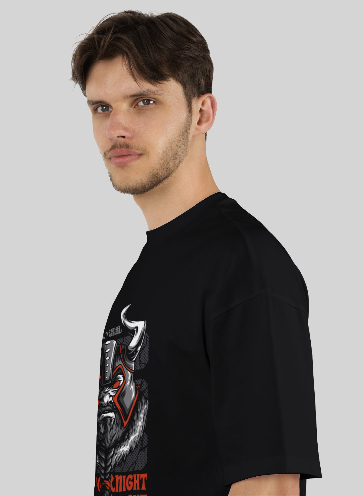 STRONG KNIGHT COTTON OVERSIZED T-SHIRT