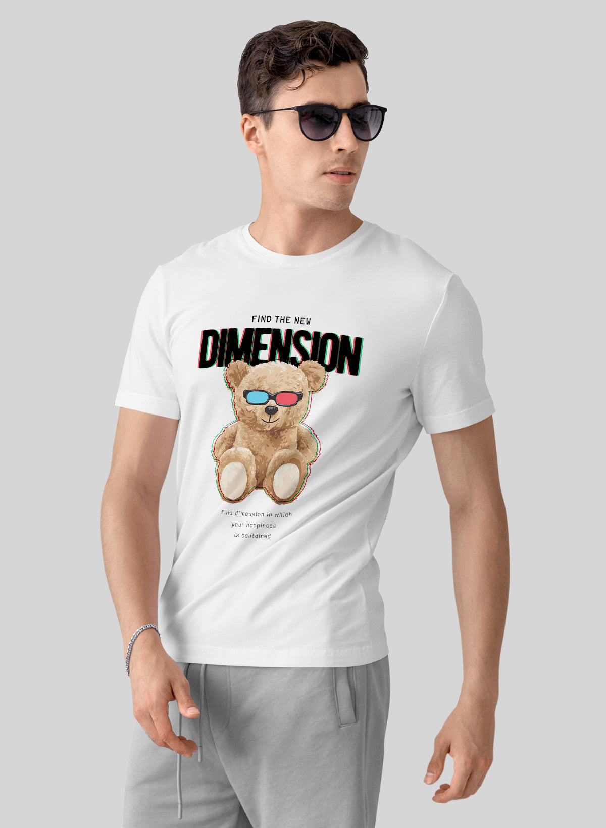 TEDDY FIND THE NEW DIMENSION CREW NECK T-SHIRT