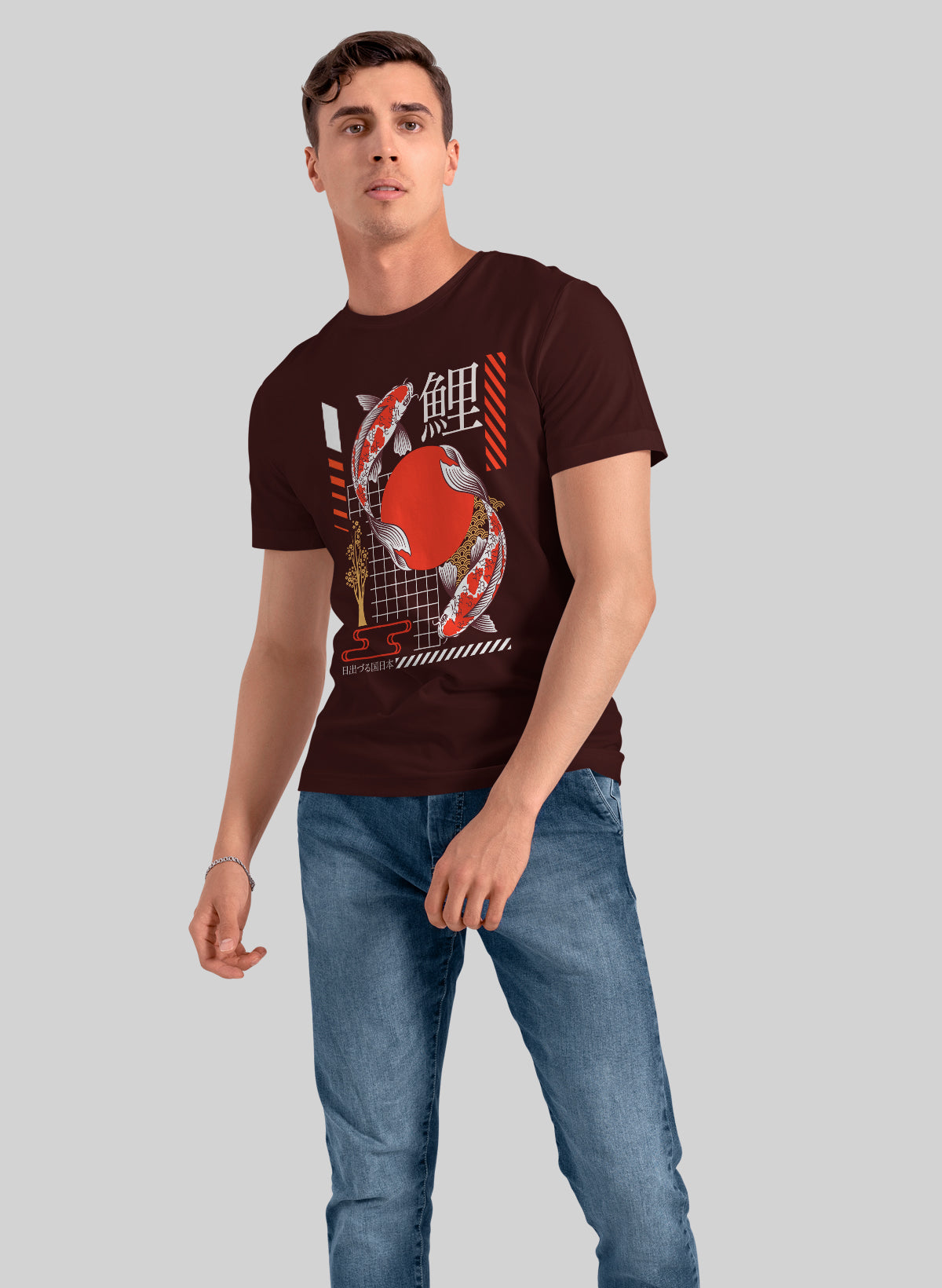 KOI ASCENSION MODERN JAPAN CREW NECK T-SHIRT