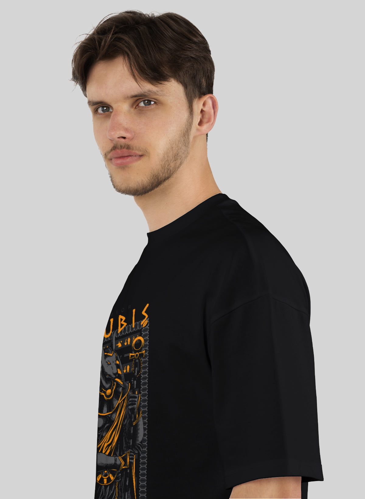 WARRIOR ANUBIS COTTON OVERSIZED T-SHIRT