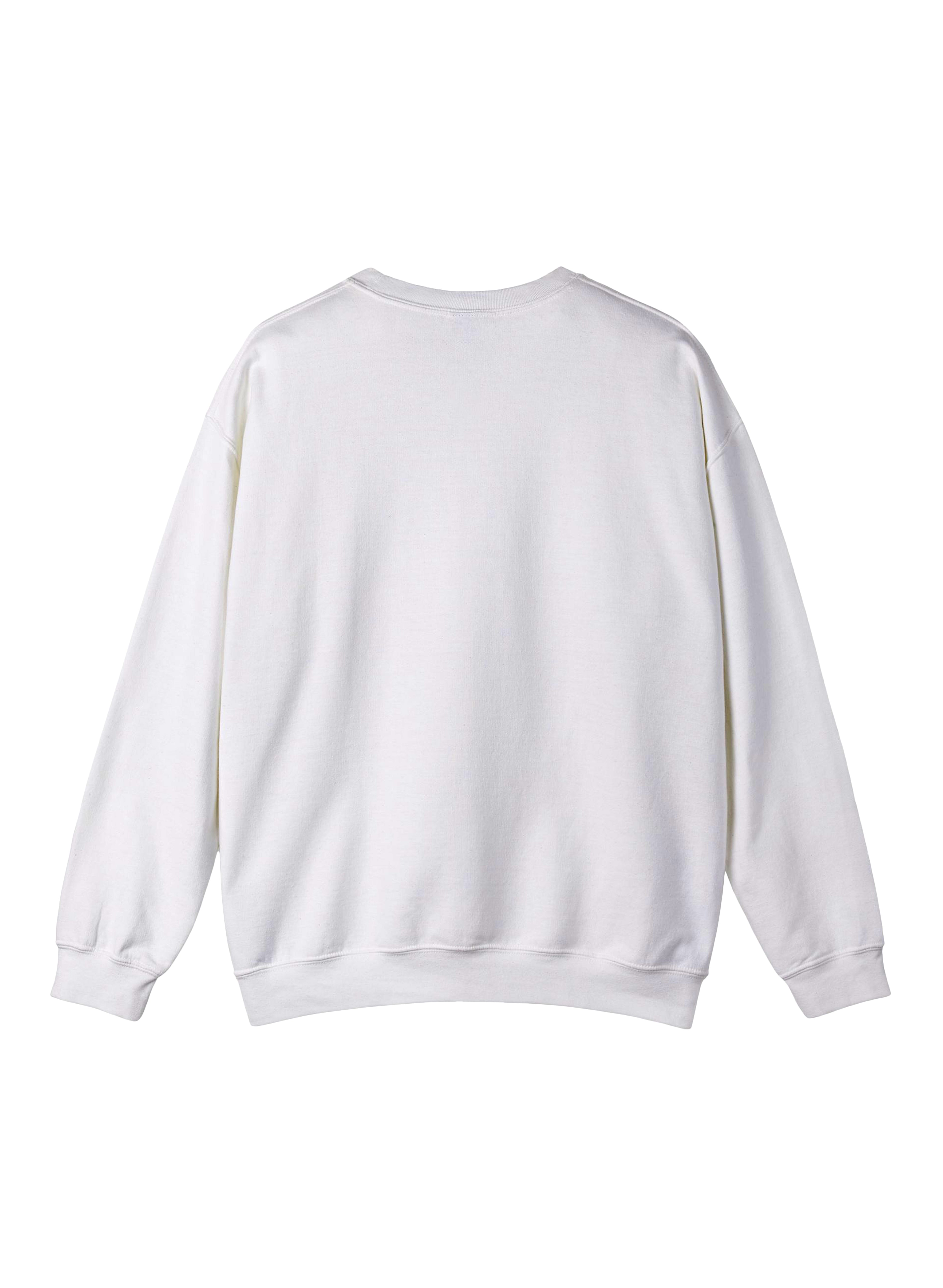 WHITE CLASSIC SWEATSHIRT