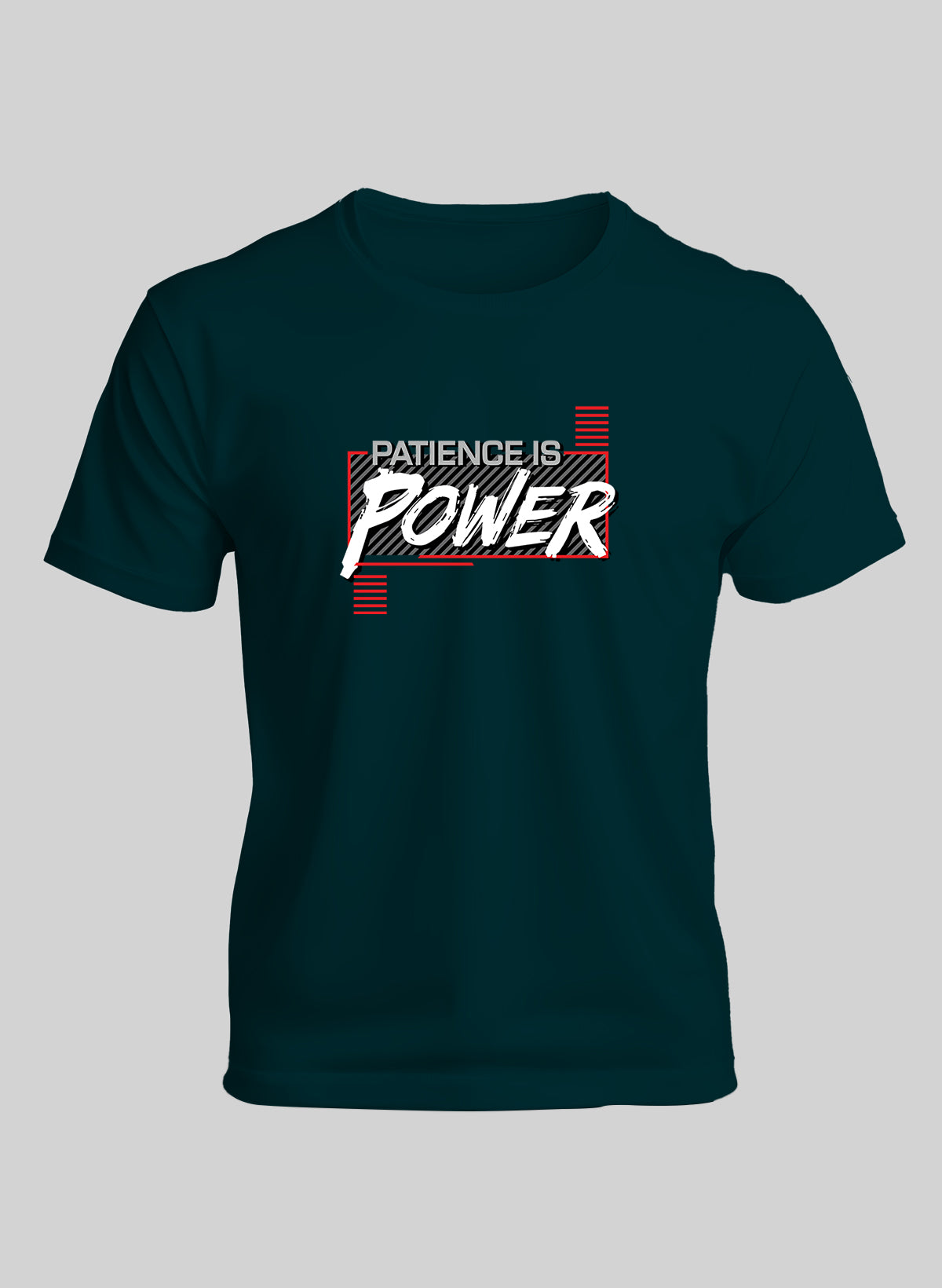 PETIENCE IS POWER CREW NECK T-SHIRT