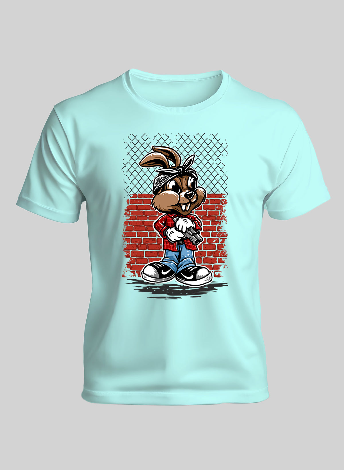 STREETWISE BUNNY CREW NECK T-SHIRT