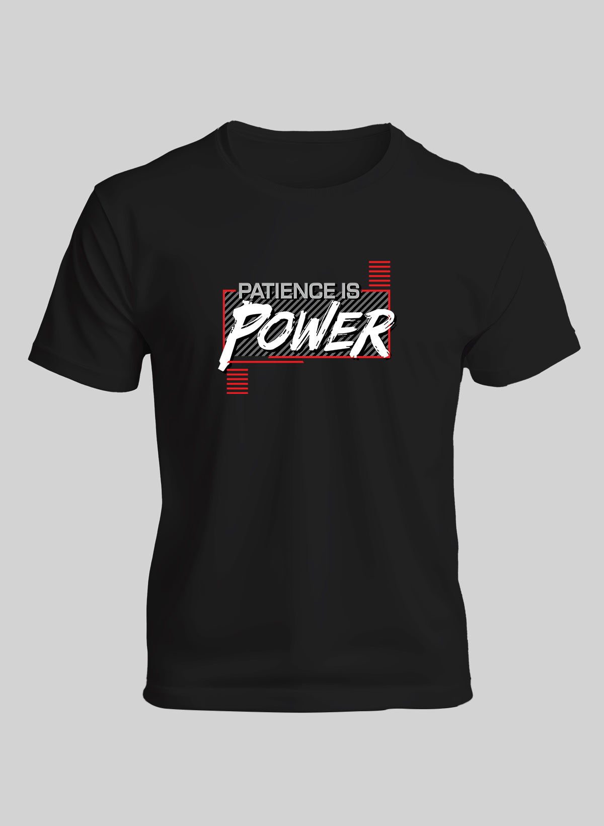 PETIENCE IS POWER CREW NECK T-SHIRT