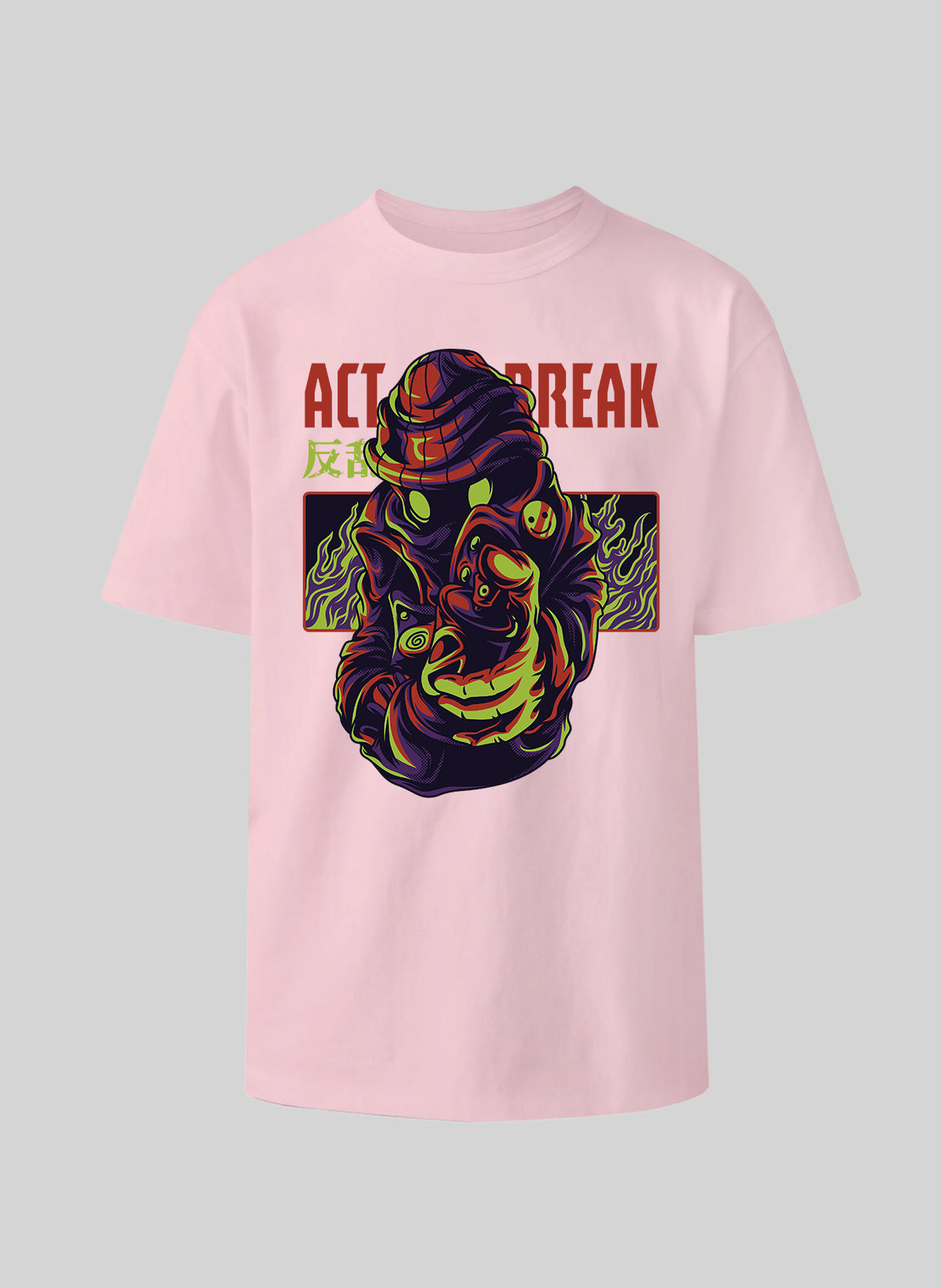 ACT BREAK COTTON OVERSIZED T-SHIRT