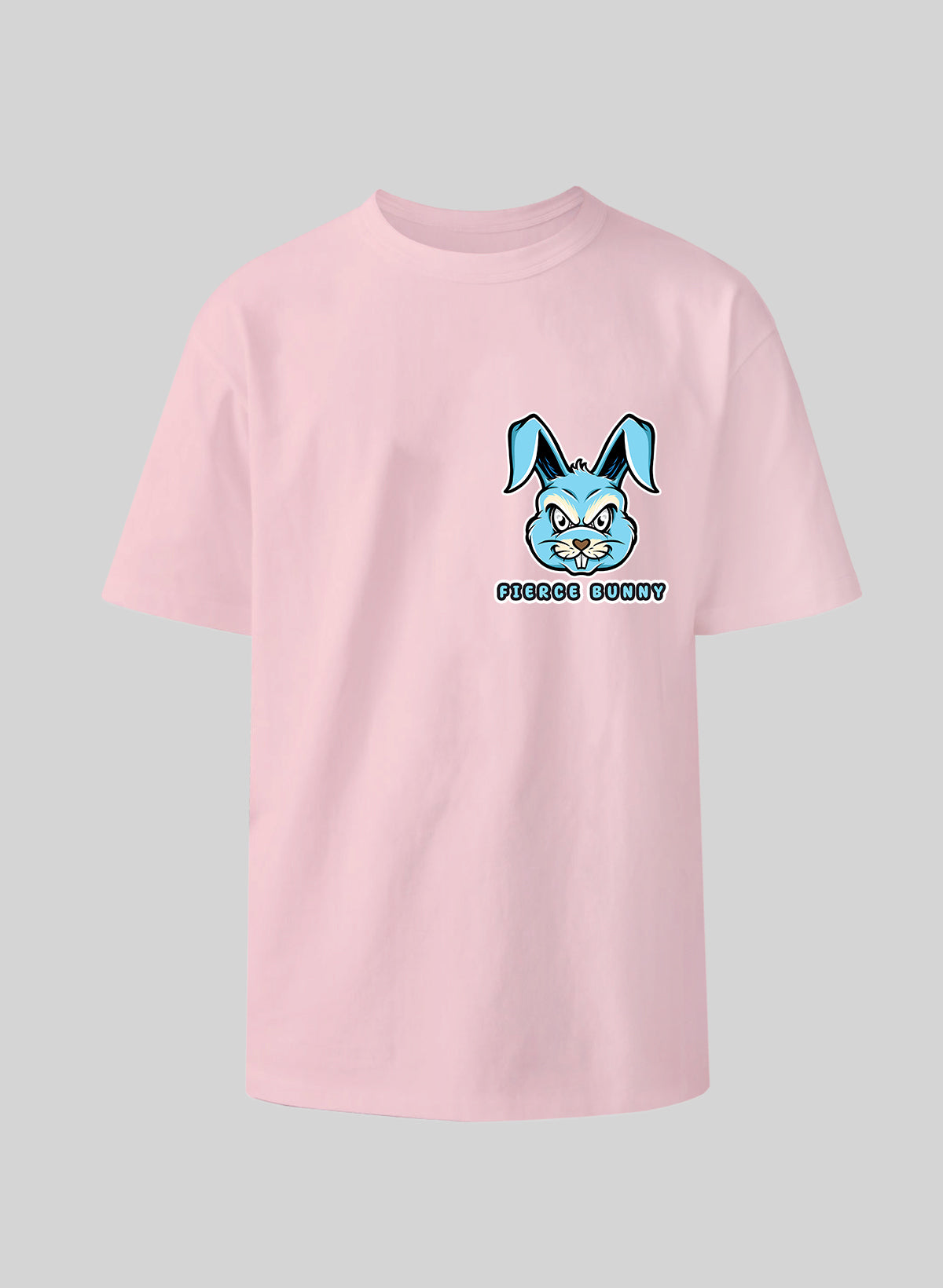 FIERCE BUNNY COTTON OVERSIZED T-SHIRT