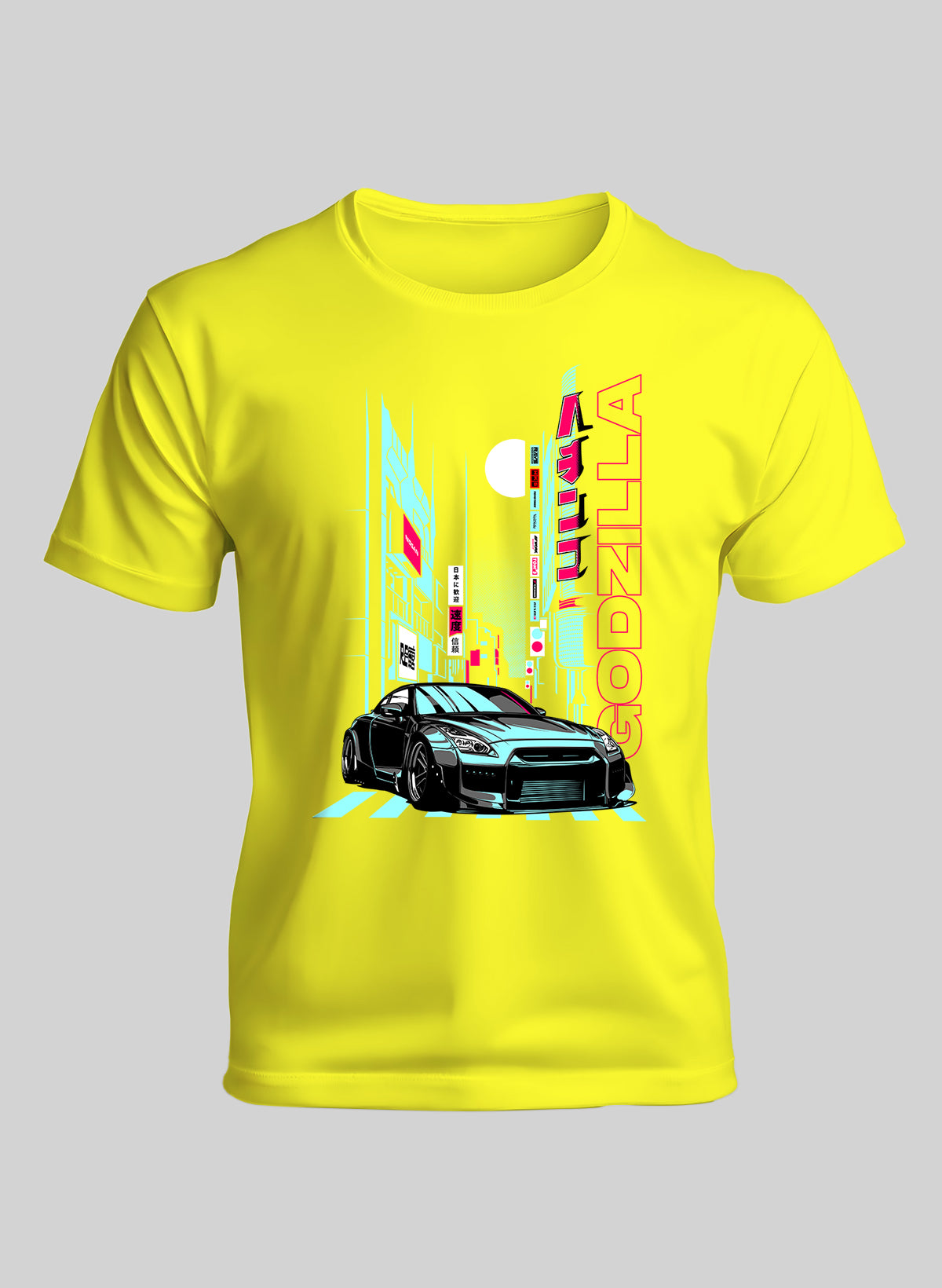 NEON SPEEDYWAY TOKYO DRIFT CREW NECK T-SHIRT