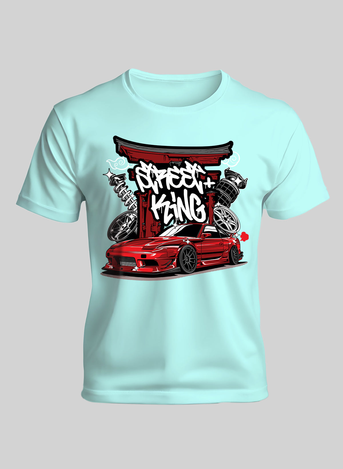 STREET KING THE ART OF SPEED CREW NECK T-SHIRT