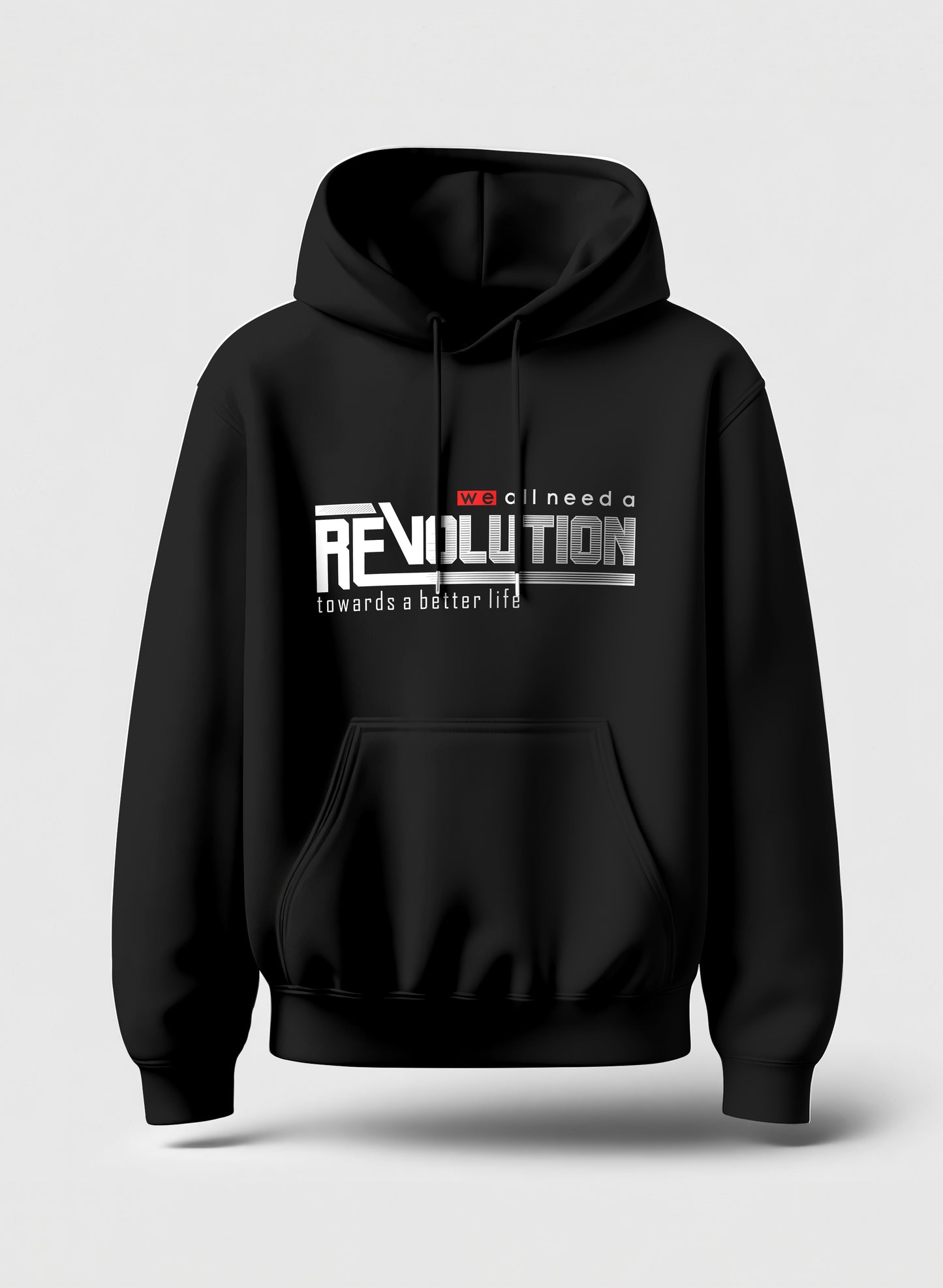 WE NEED REVOLUTION COMFORT HOODIE