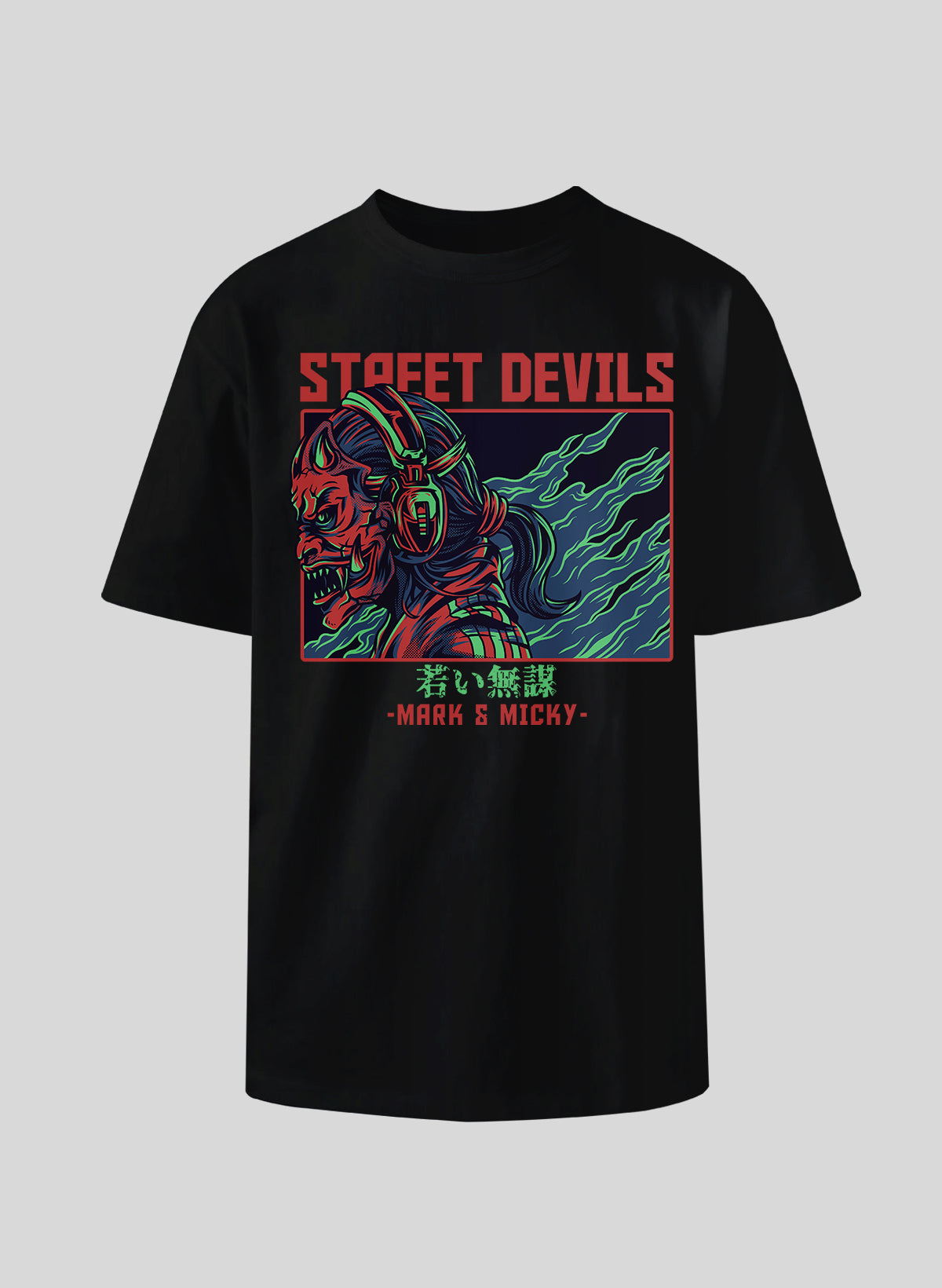 STREET DEVILS COTTON OVERSIZED T-SHIRT