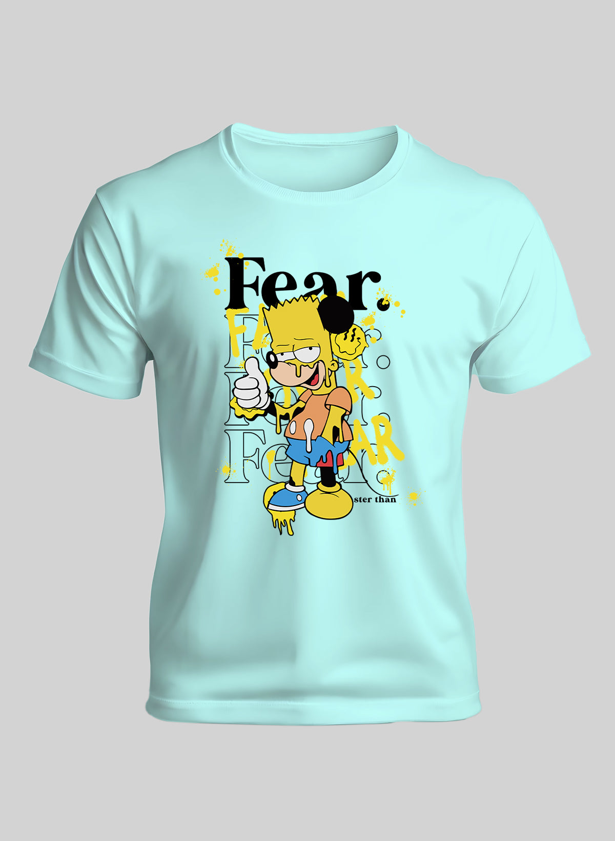 FEAR STER THAN CREW NECK T-SHIRT