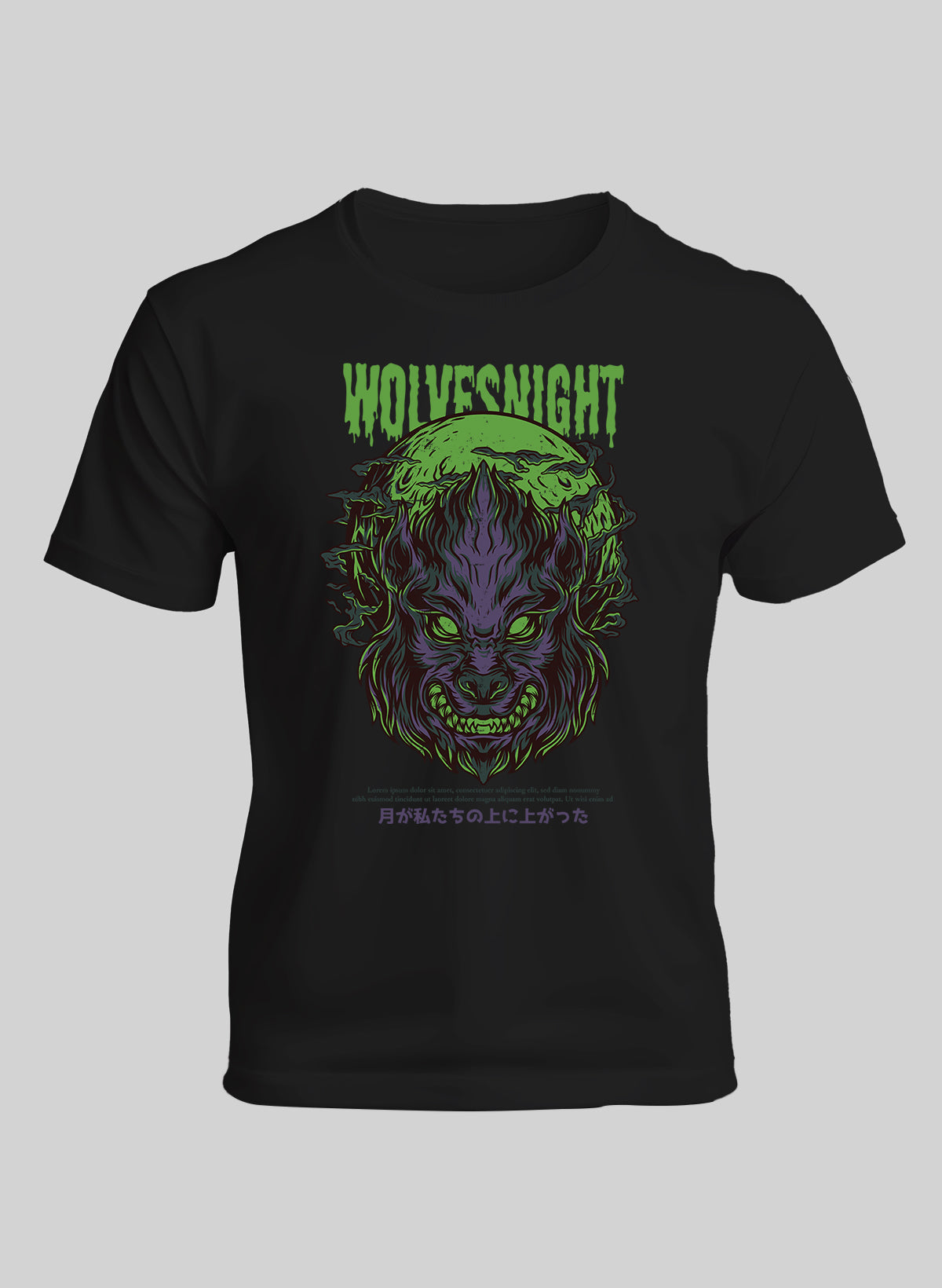 WOLVES NIGHT CREW NECK T-SHIRT