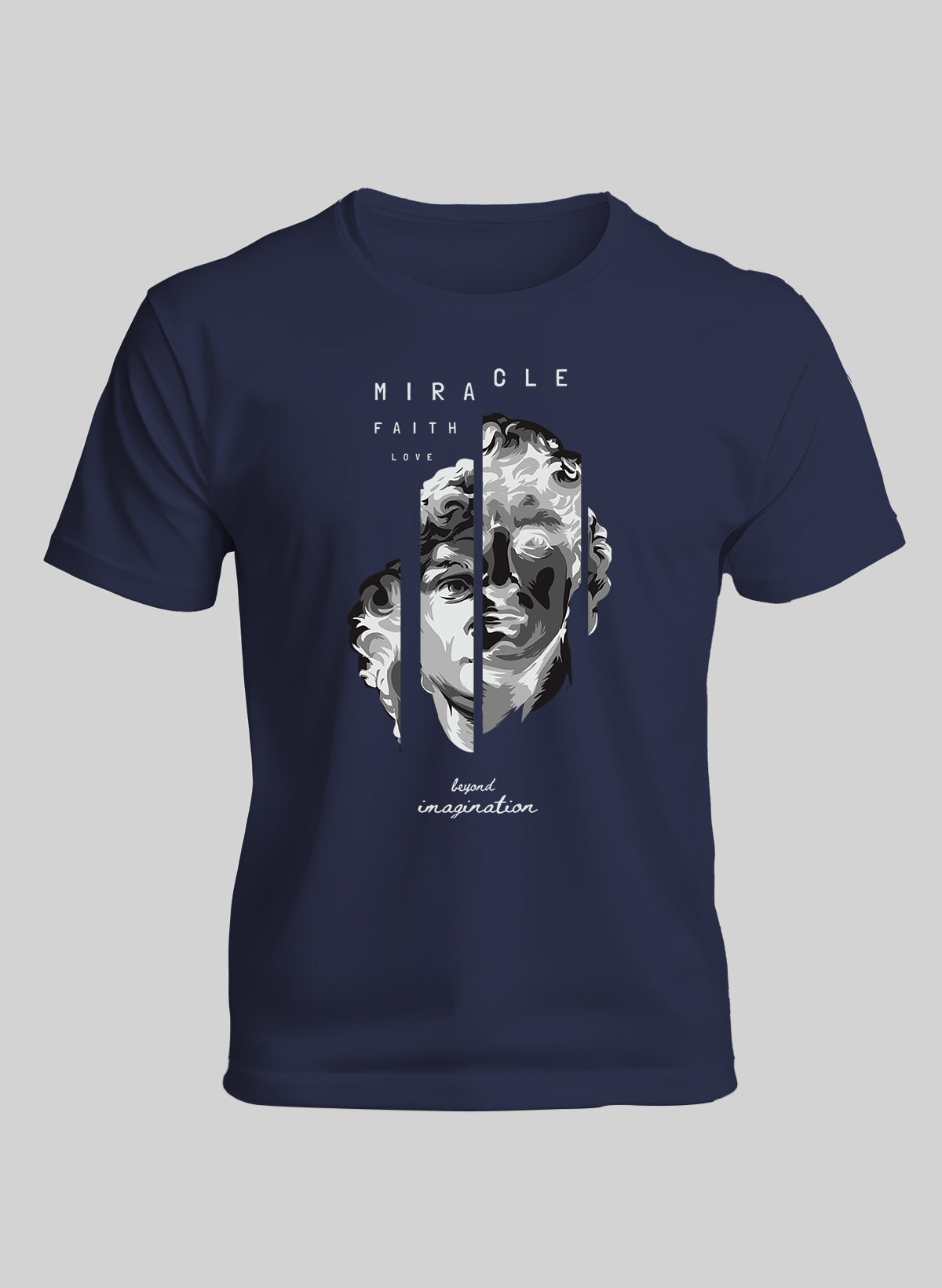 A MIRACLE BEYOND IMAGINATION CREW NECK T-SHIRT