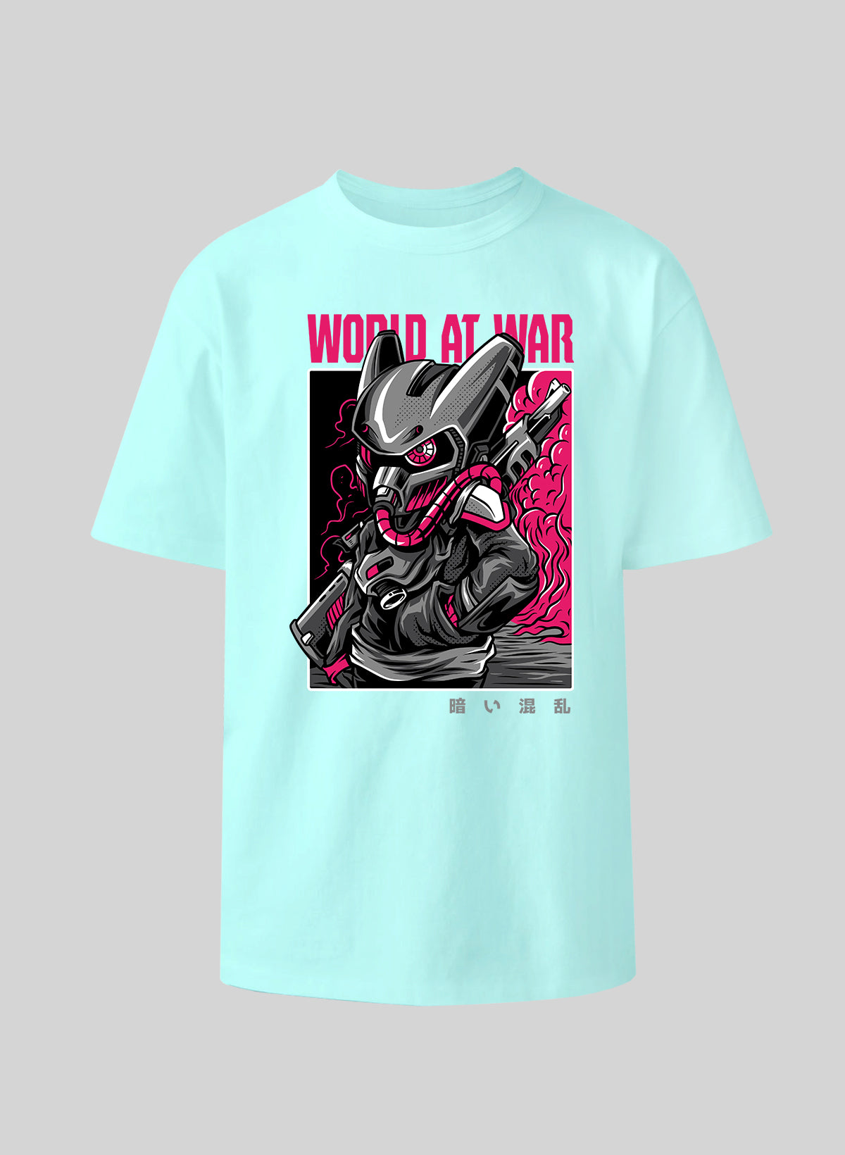 WORLD AT WAR COTTON OVERSIZED T-SHIRT