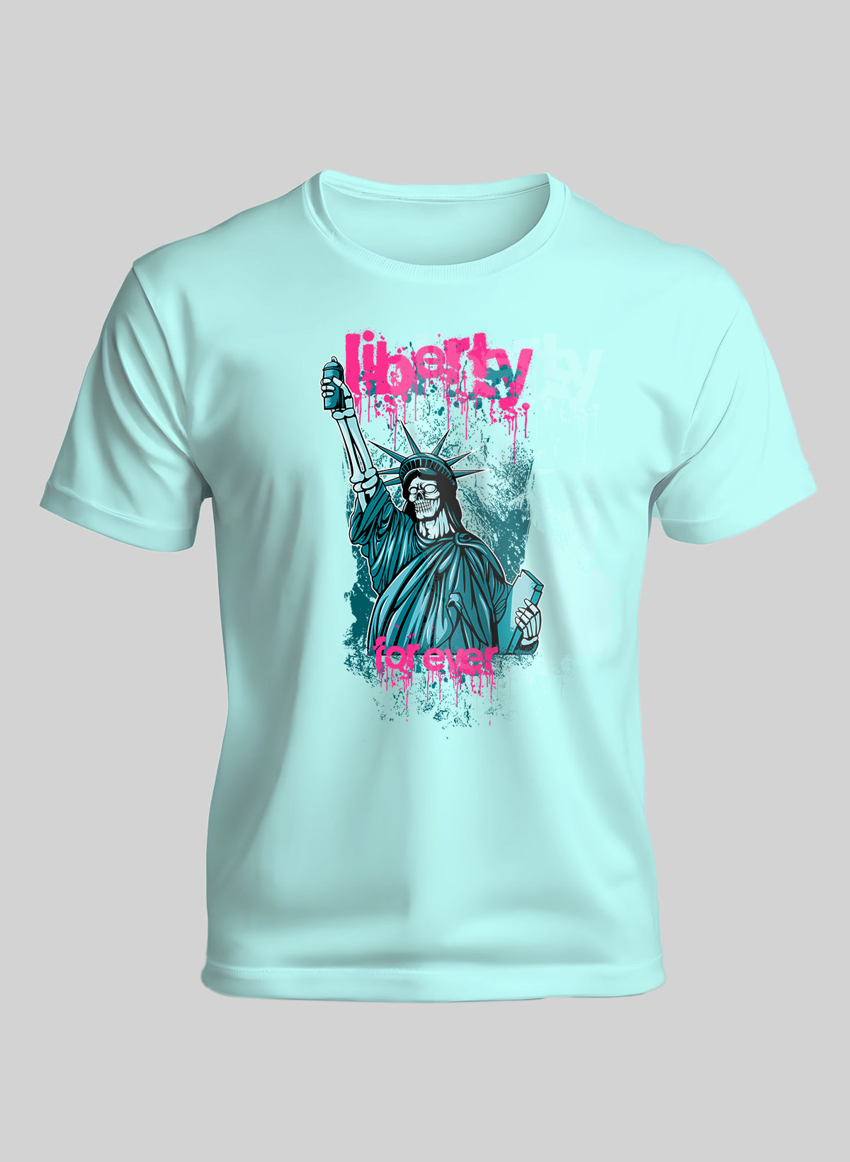 LIBERTY FOREVER CREW NECK T-SHIRT