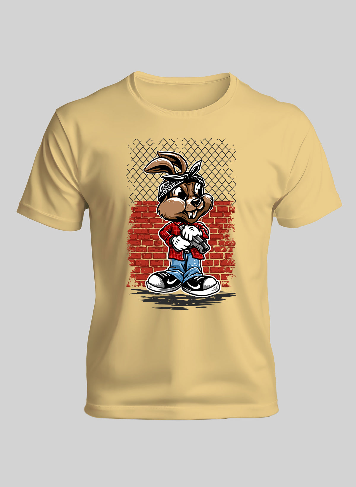 STREETWISE BUNNY CREW NECK T-SHIRT