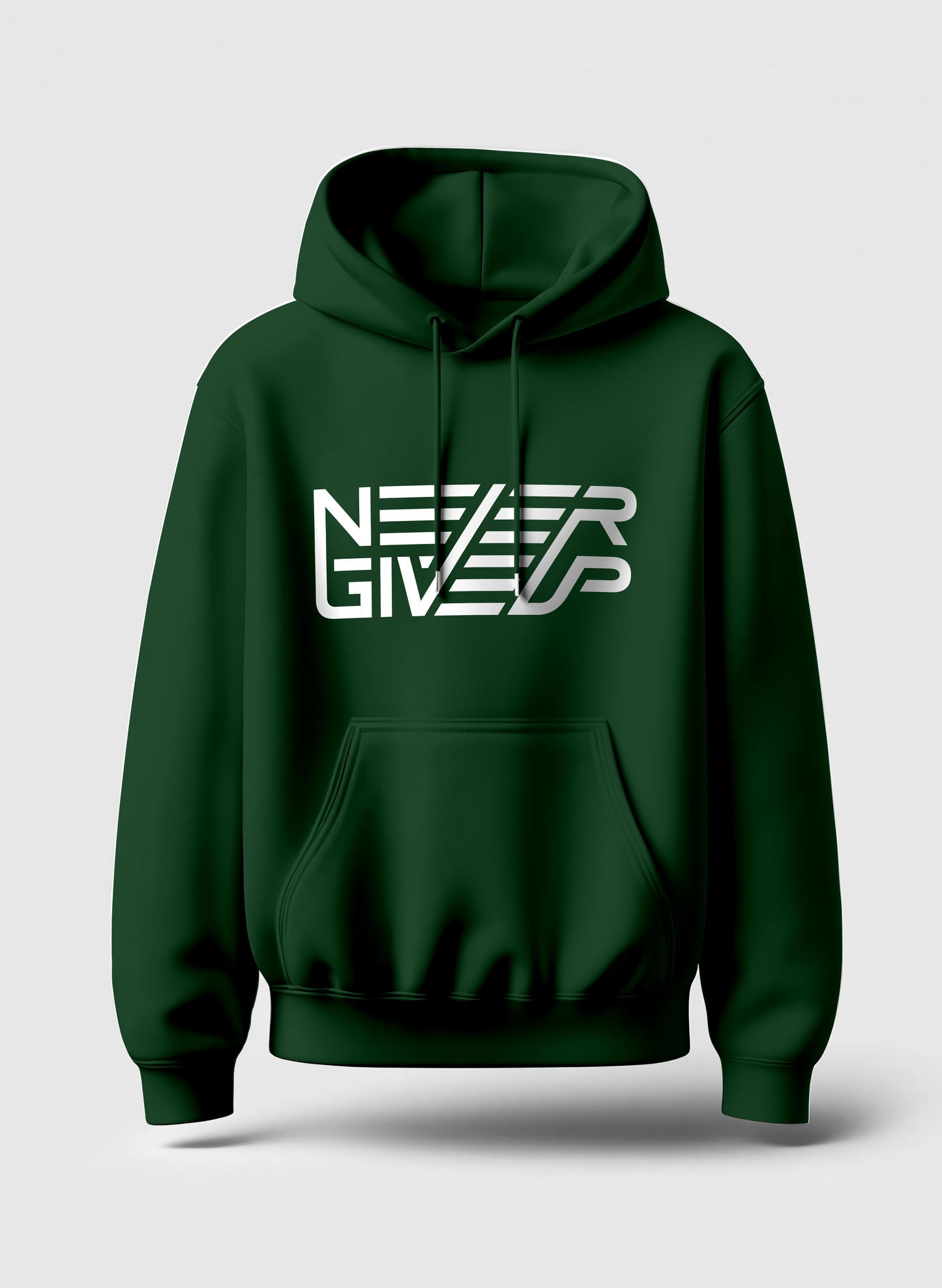 NEVER GIVE UP COMFORT HOODIE