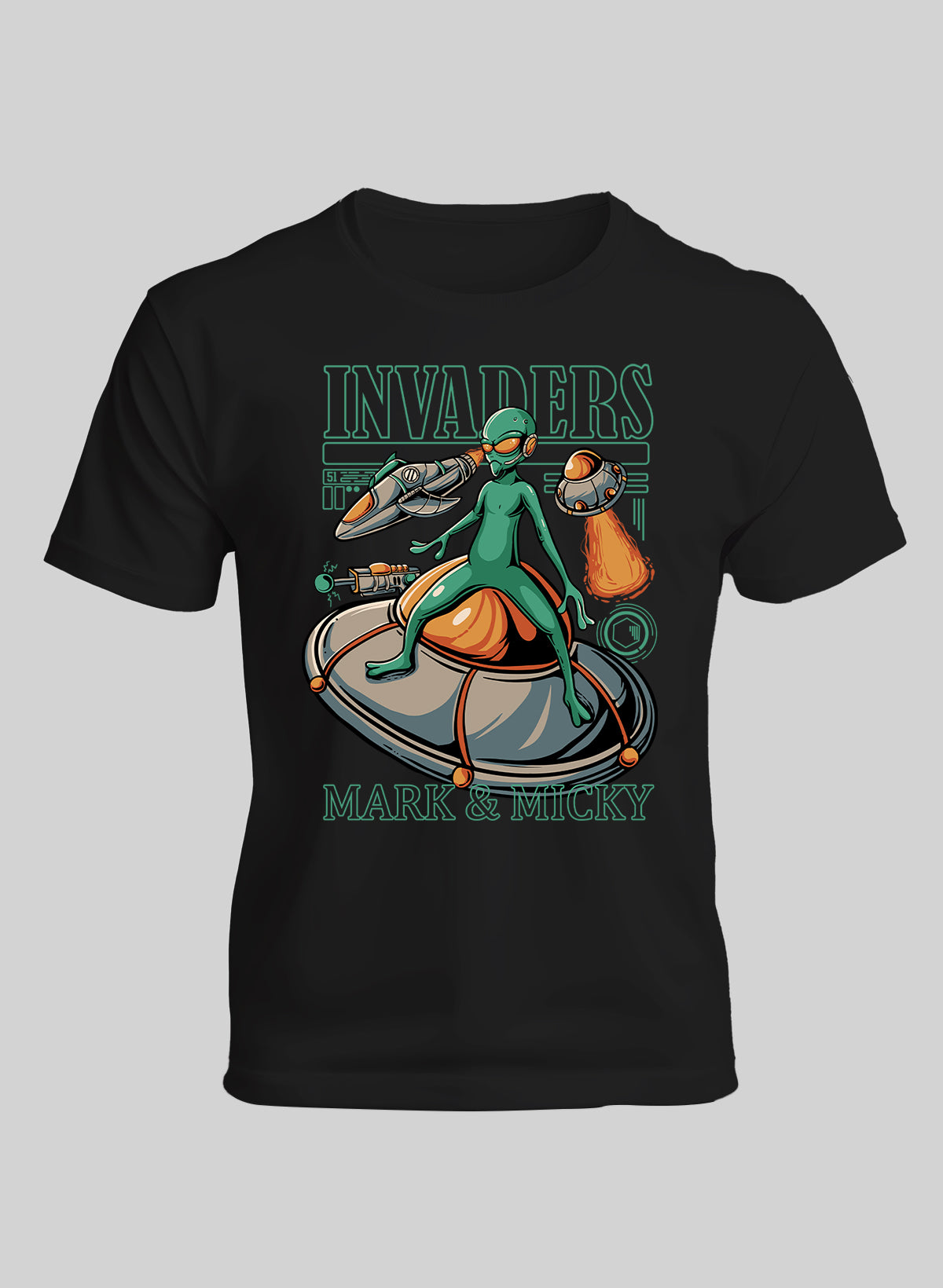 INVADERS CREW NECK T-SHIRT