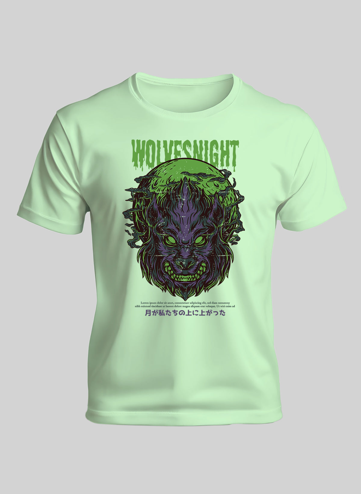 WOLVES NIGHT CREW NECK T-SHIRT