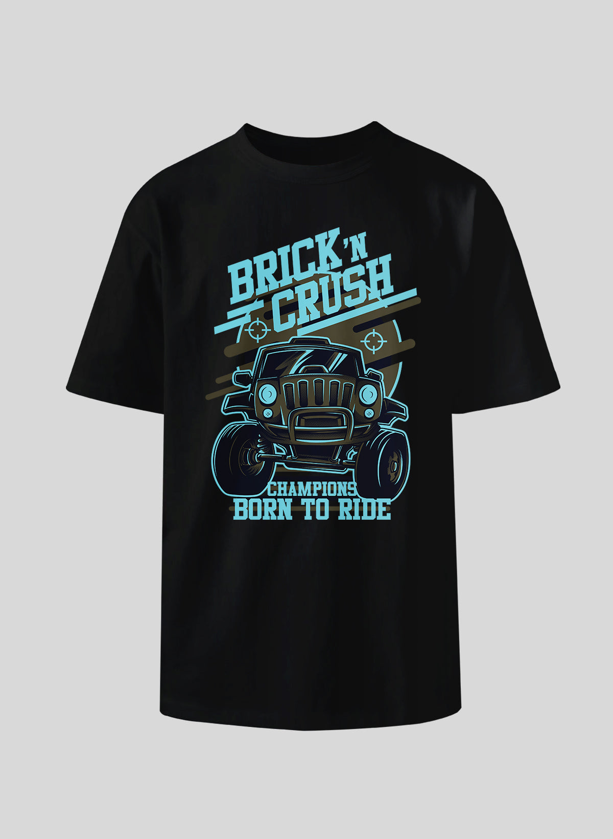 BRICK N CRUSH COTTON OVERSIZED T-SHIRT