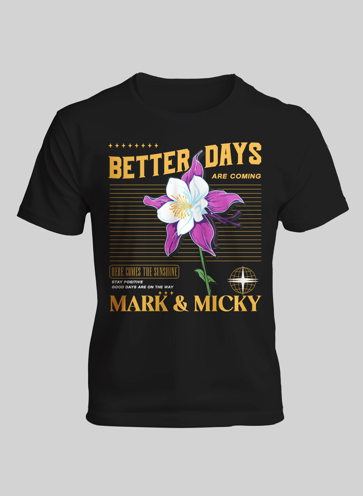 BETTER DAYS BLOOMING CREW NECK T-SHIRT