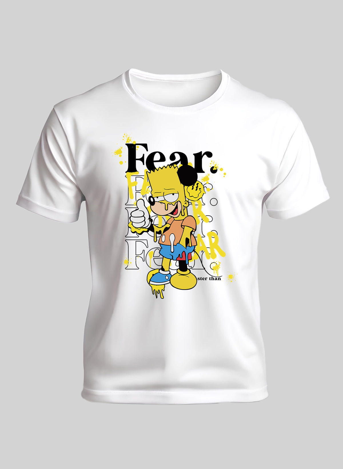 FEAR STER THAN CREW NECK T-SHIRT