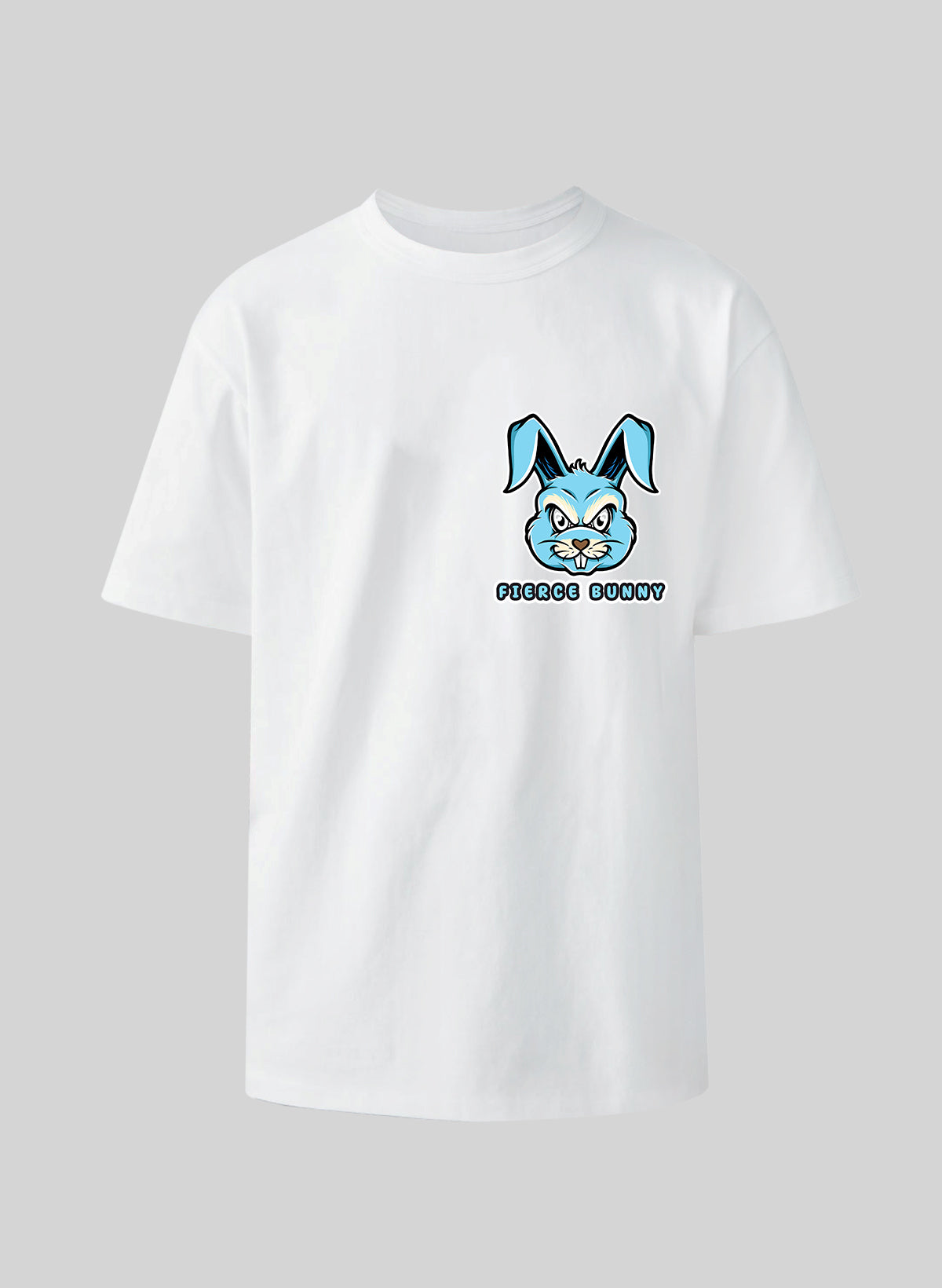 FIERCE BUNNY COTTON OVERSIZED T-SHIRT