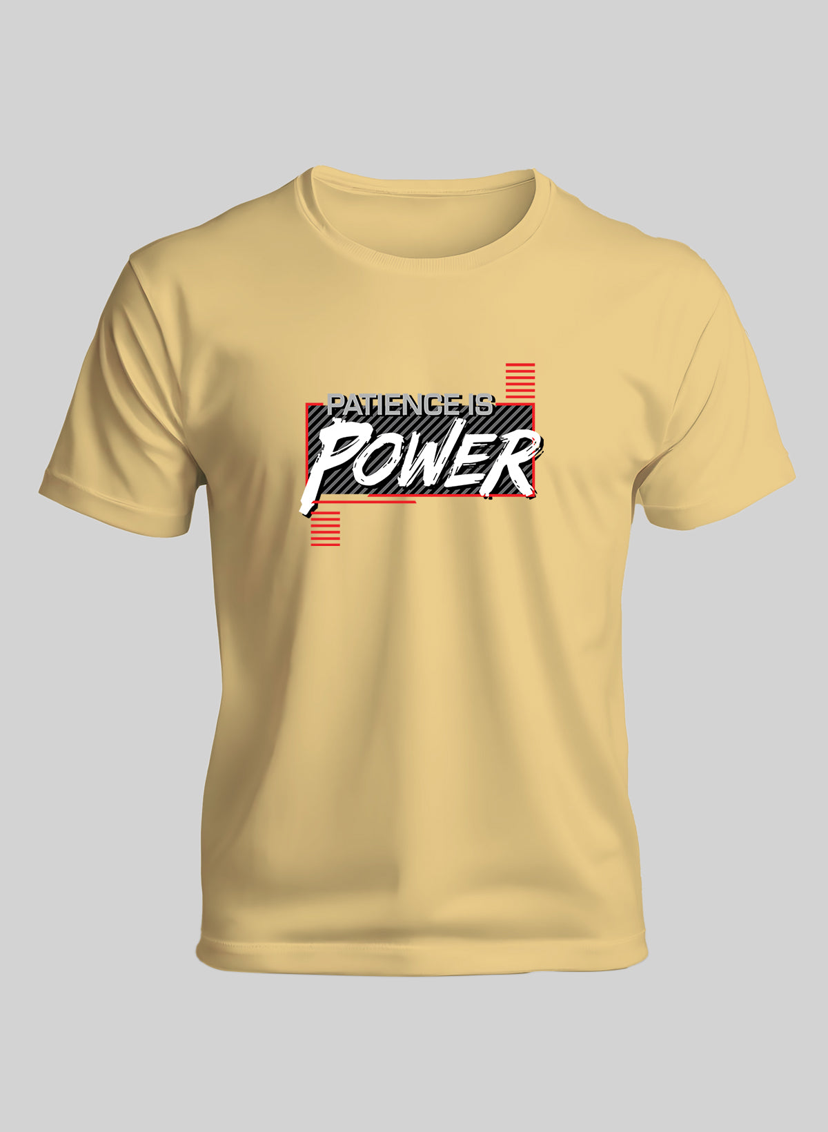 PETIENCE IS POWER CREW NECK T-SHIRT