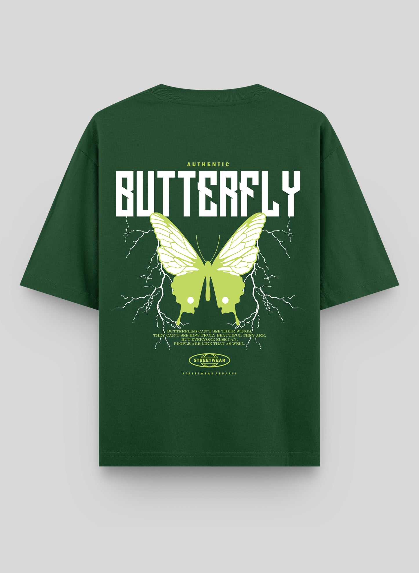 AUTHENTIC BUTTERFLY COTTON OVERSIZED T-SHIRT