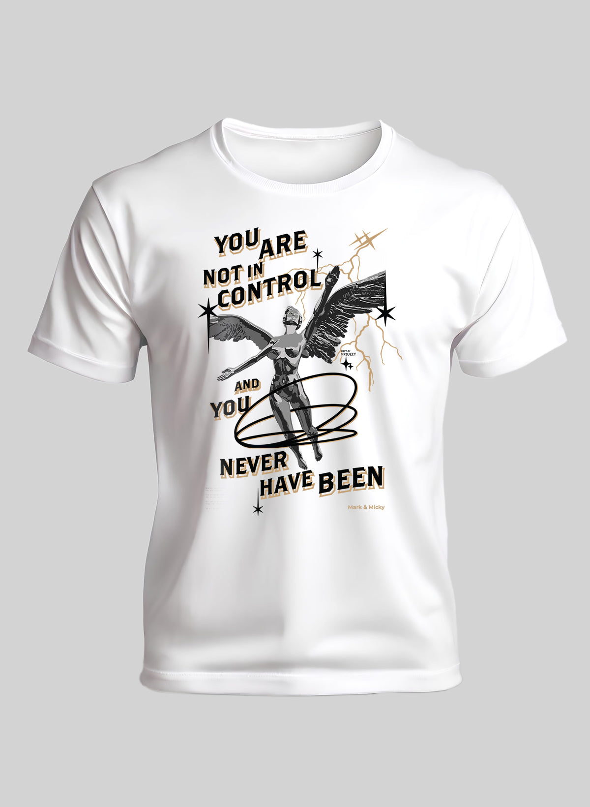 OUT OF CONTROL CREW NECK T-SHIRT