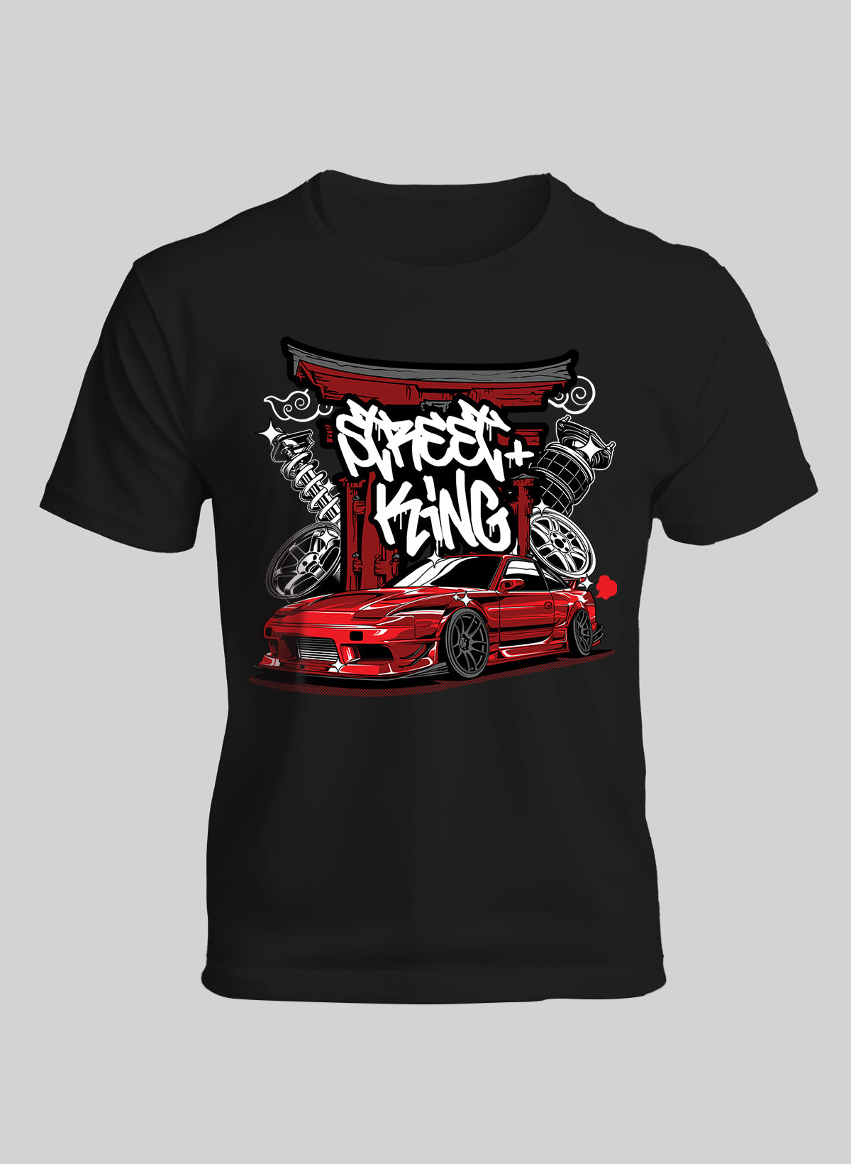 STREET KING THE ART OF SPEED CREW NECK T-SHIRT