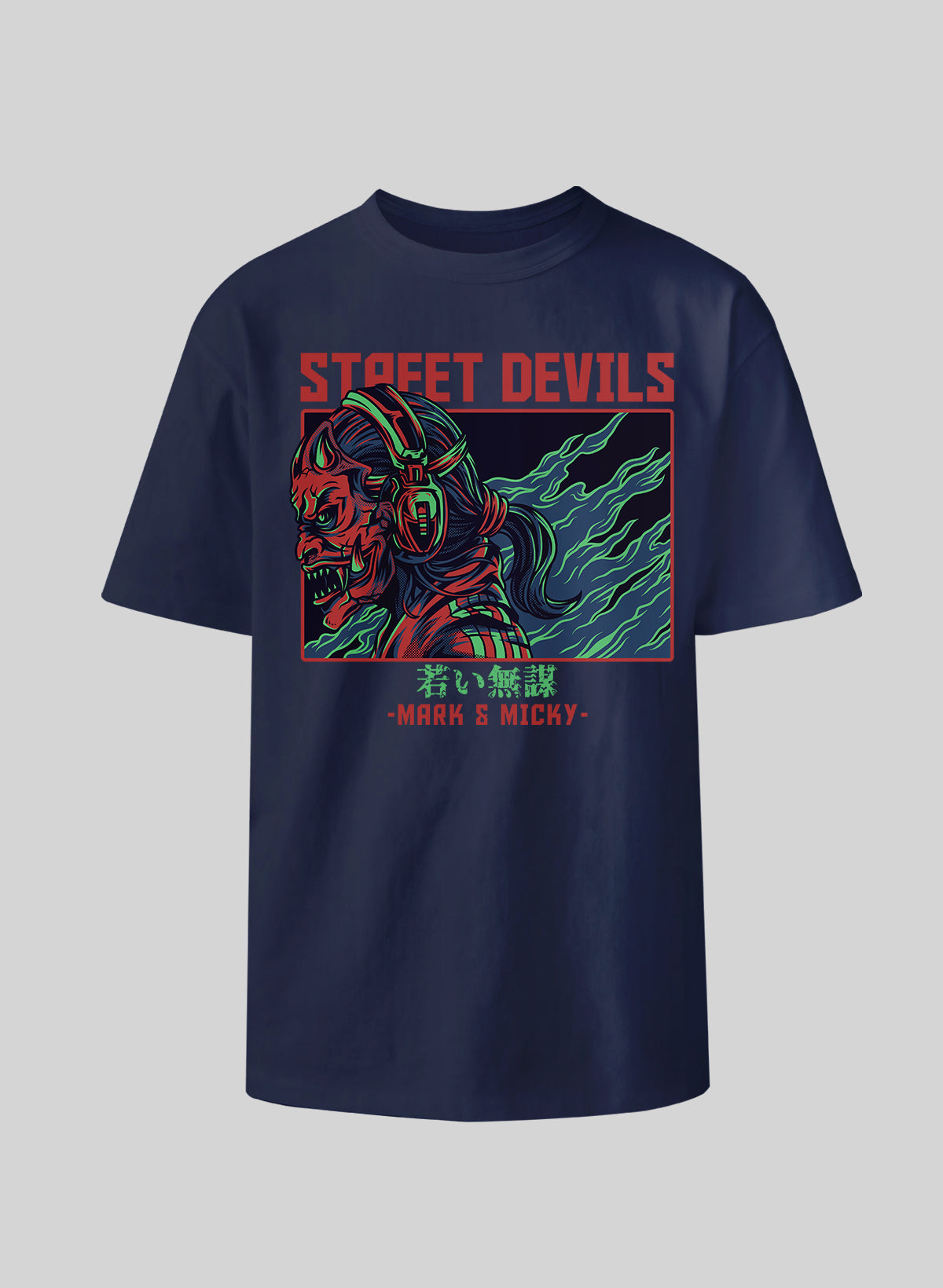 STREET DEVILS COTTON OVERSIZED T-SHIRT