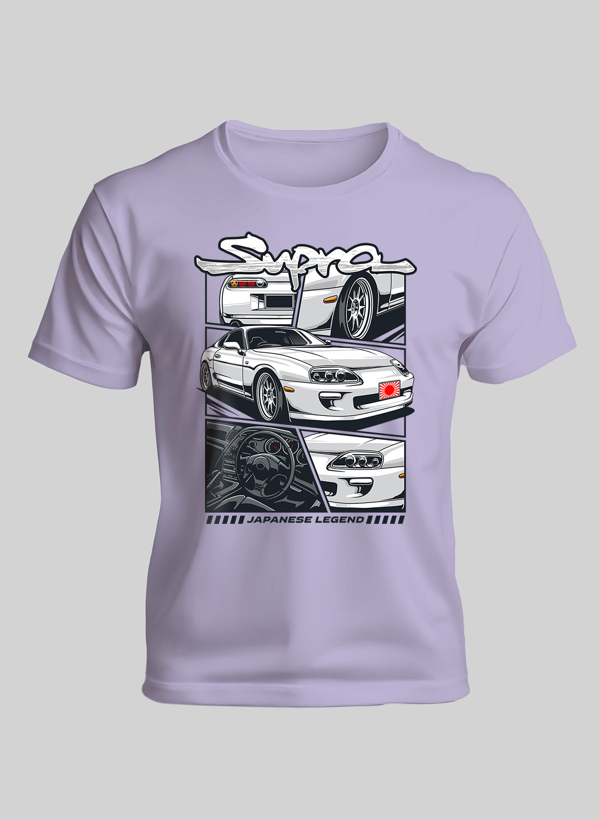 SUPRA JAPANESE LEGEND CREW NECK T-SHIRT