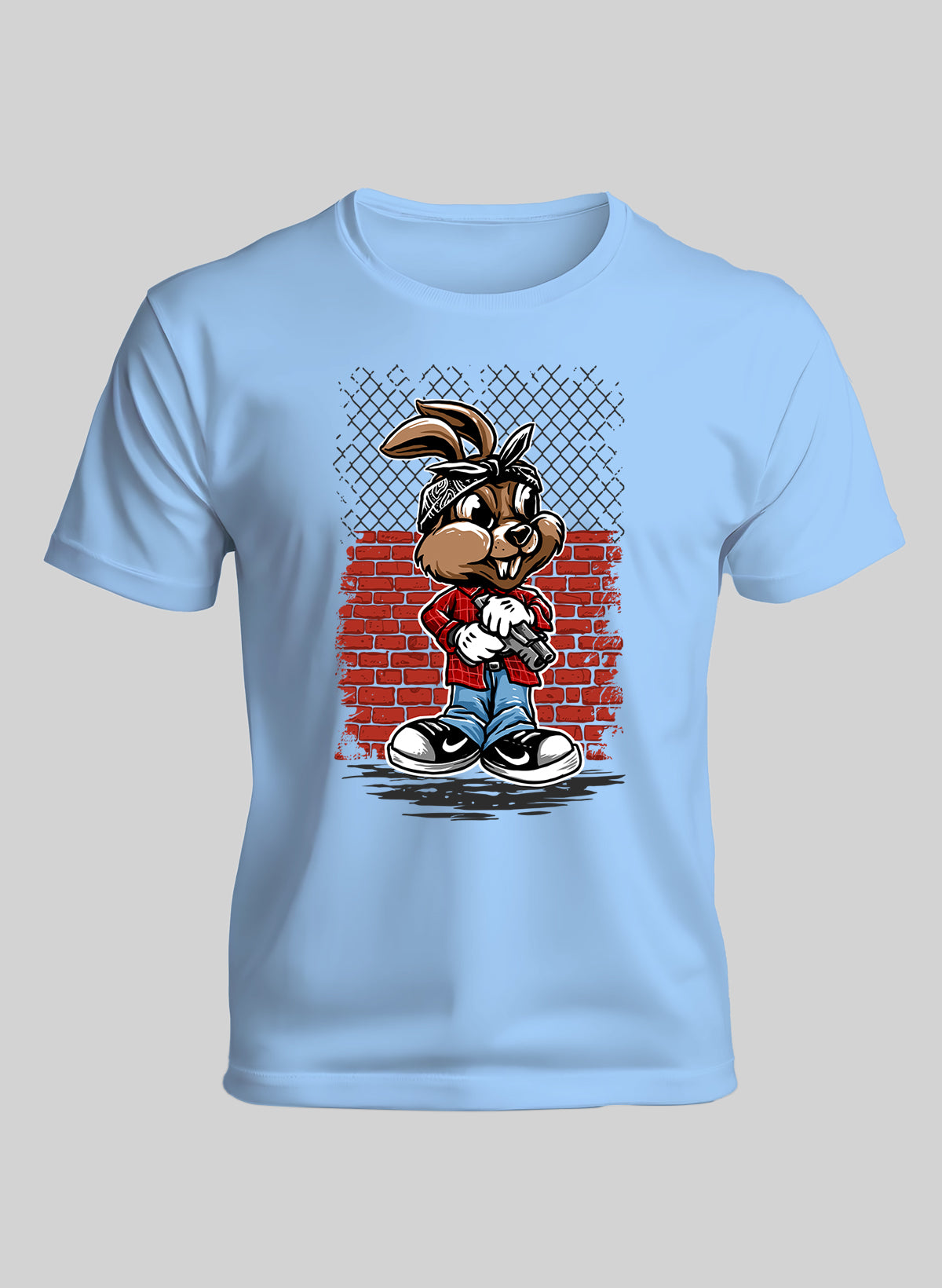 STREETWISE BUNNY CREW NECK T-SHIRT