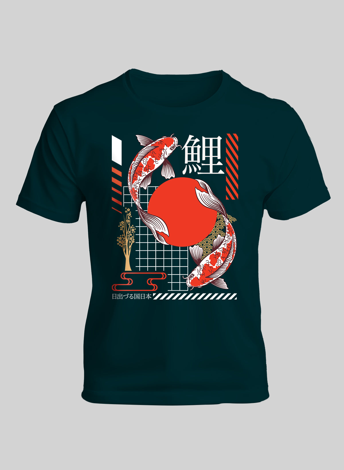 KOI ASCENSION MODERN JAPAN CREW NECK T-SHIRT