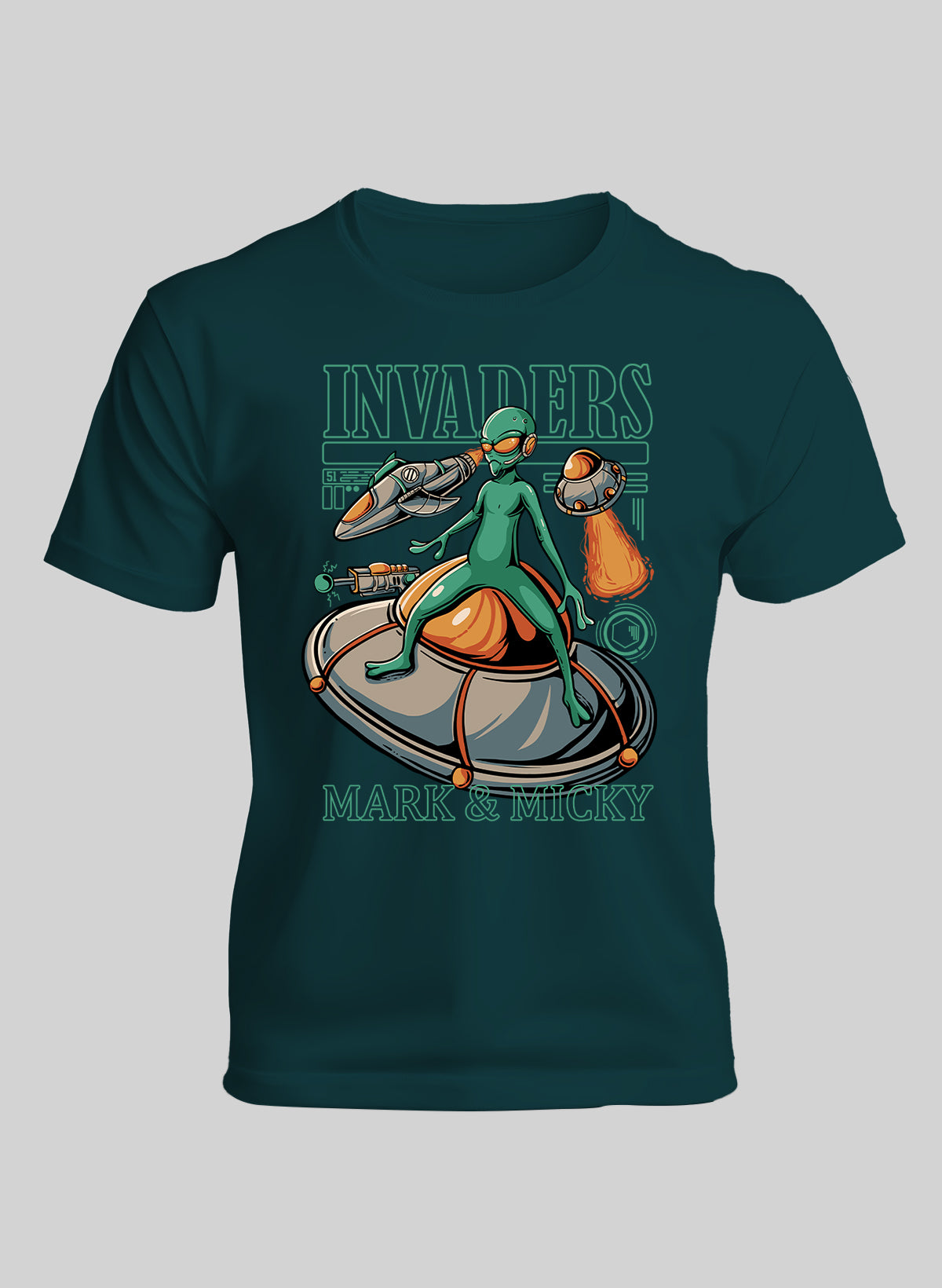 INVADERS CREW NECK T-SHIRT