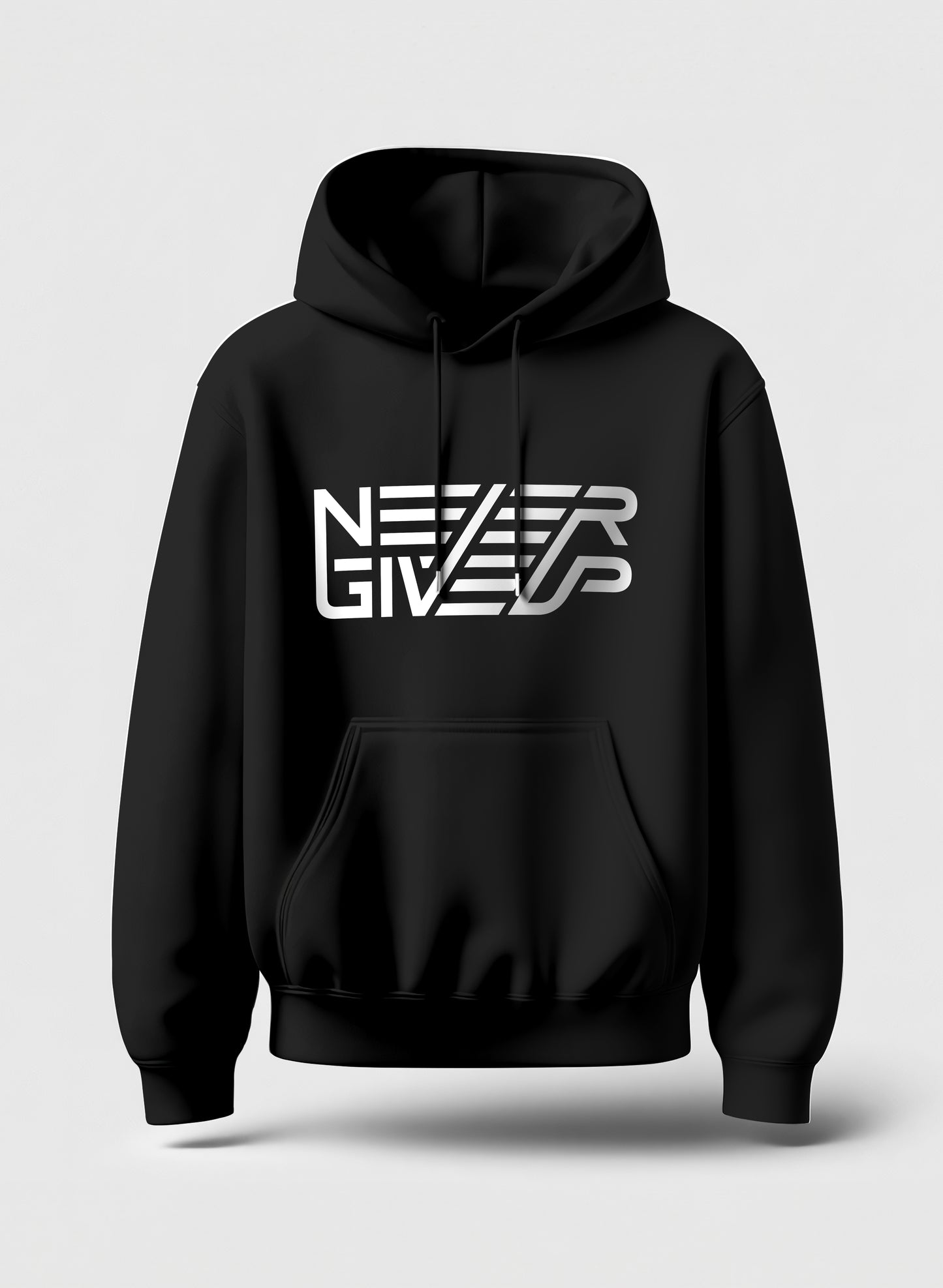 NEVER GIVE UP COMFORT HOODIE