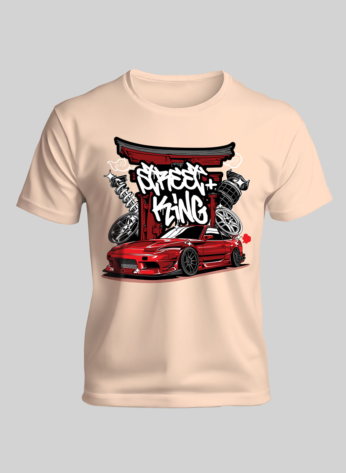 STREET KING THE ART OF SPEED CREW NECK T-SHIRT