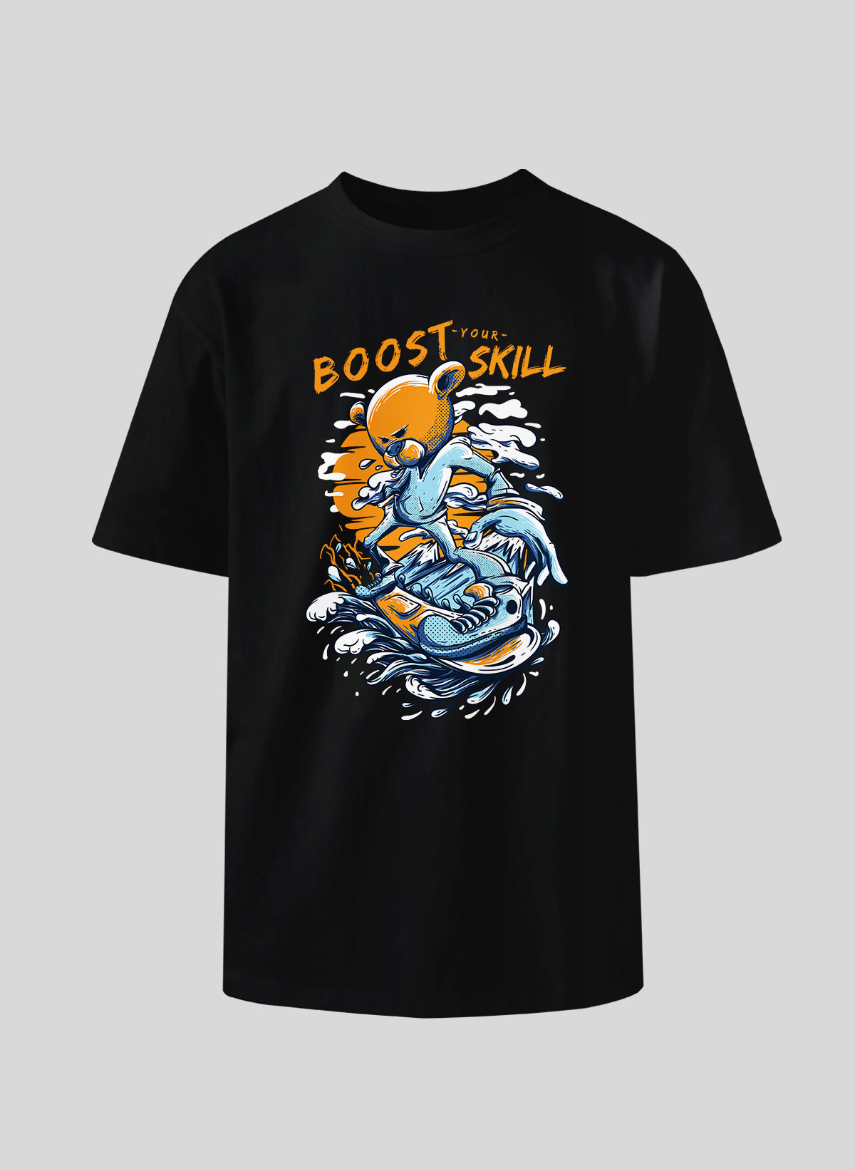 BOOST YOUR SKILL COTTON OVERSIZED T-SHIRT