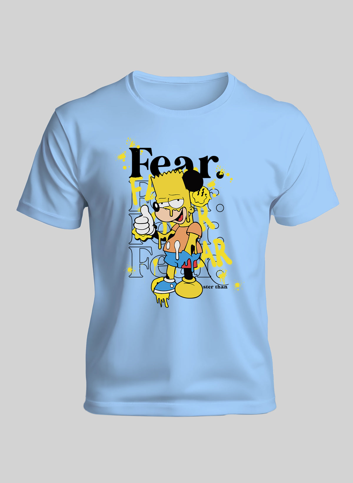 FEAR STER THAN CREW NECK T-SHIRT