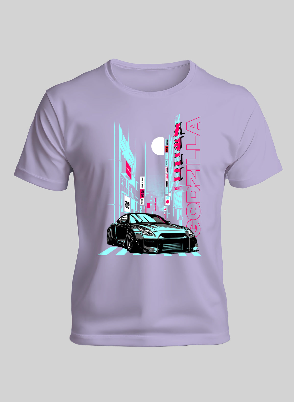 NEON SPEEDYWAY TOKYO DRIFT CREW NECK T-SHIRT